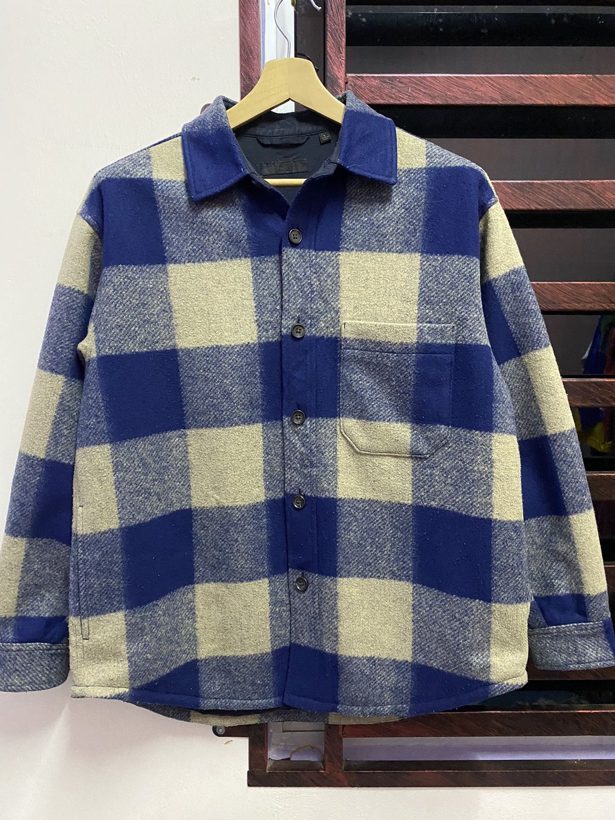 Uniqlo ❗️Japanese Brands ❗️Uniqlo Flannel Wool Shirt Jacket Size US L / EU 52-54 / 3 - 1 Thumbnail