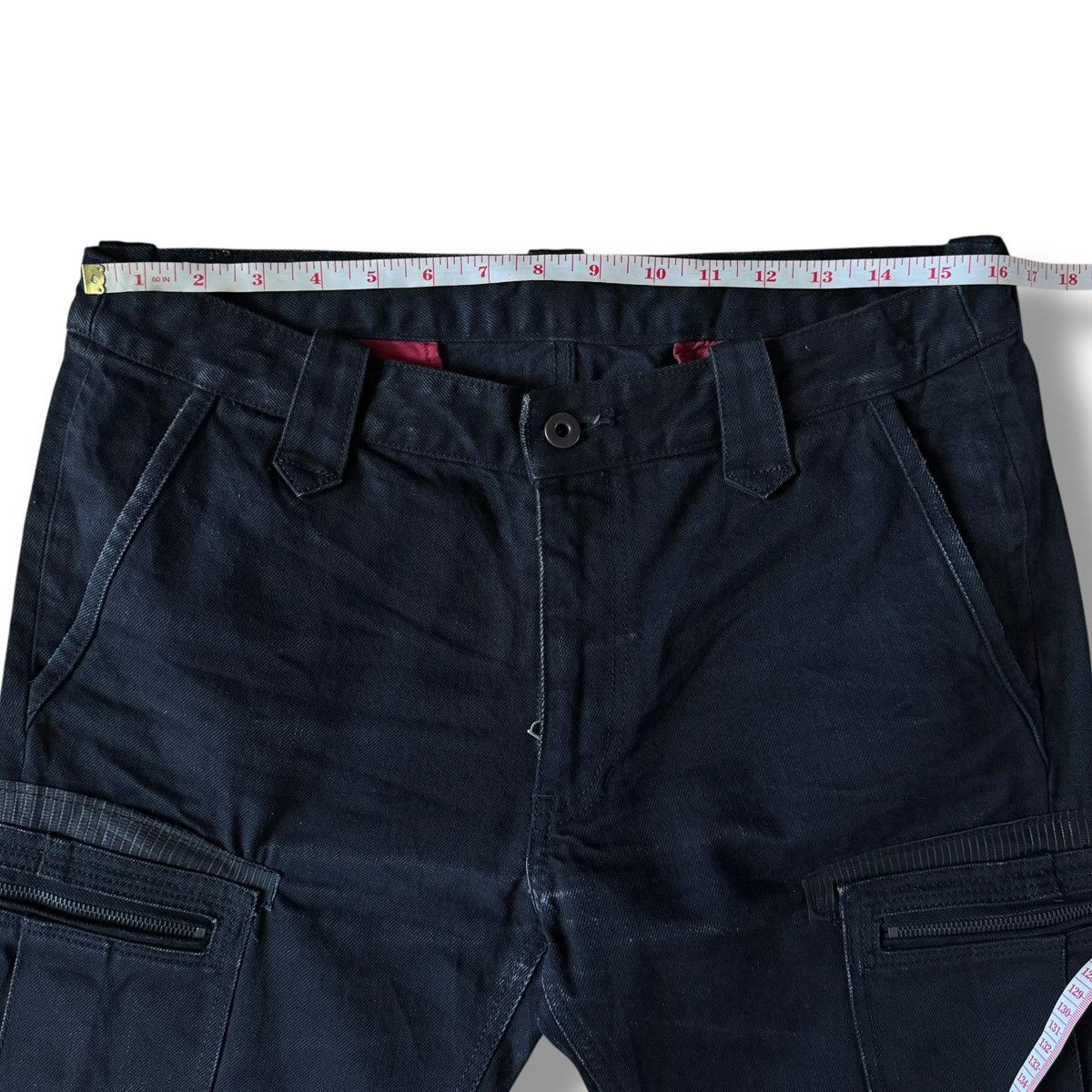 Isamu Katayama Backlash Isamu Katayama Backlash Cargo Bootcut Denim Jeans Size US 32 / EU 48 - 16 Thumbnail