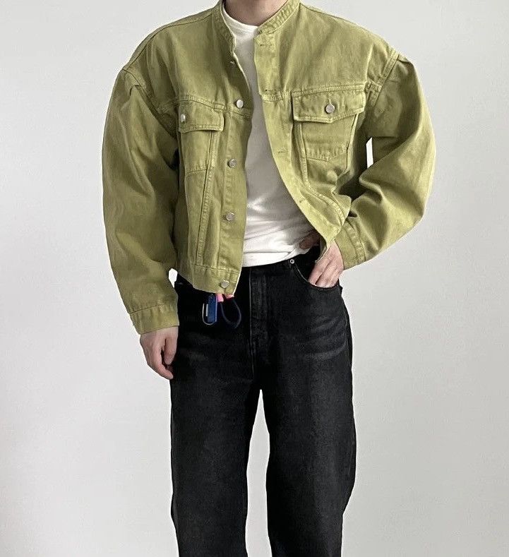 Vintage Denim Casual with Pockets hip-hop bomber jacket y2k 90’s Size US L / EU 52-54 / 3 - 4 Thumbnail
