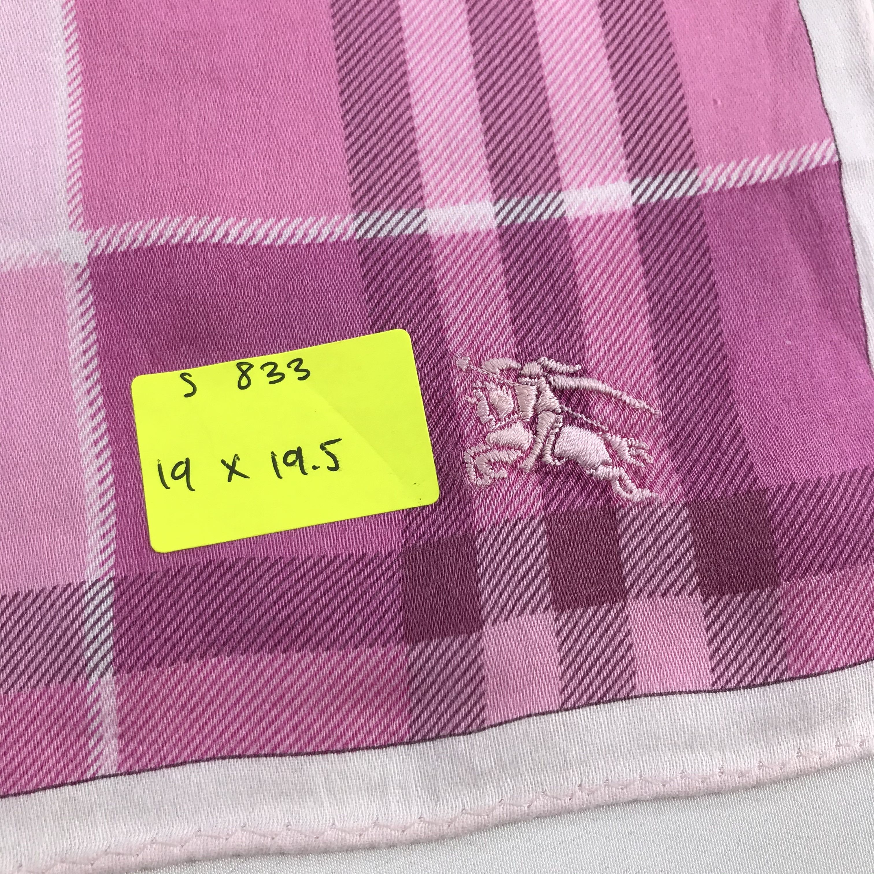 Burberry × Vintage Burberry Bandana / Handkerchief / Neckerchief - S833 Size ONE SIZE - 5 Thumbnail