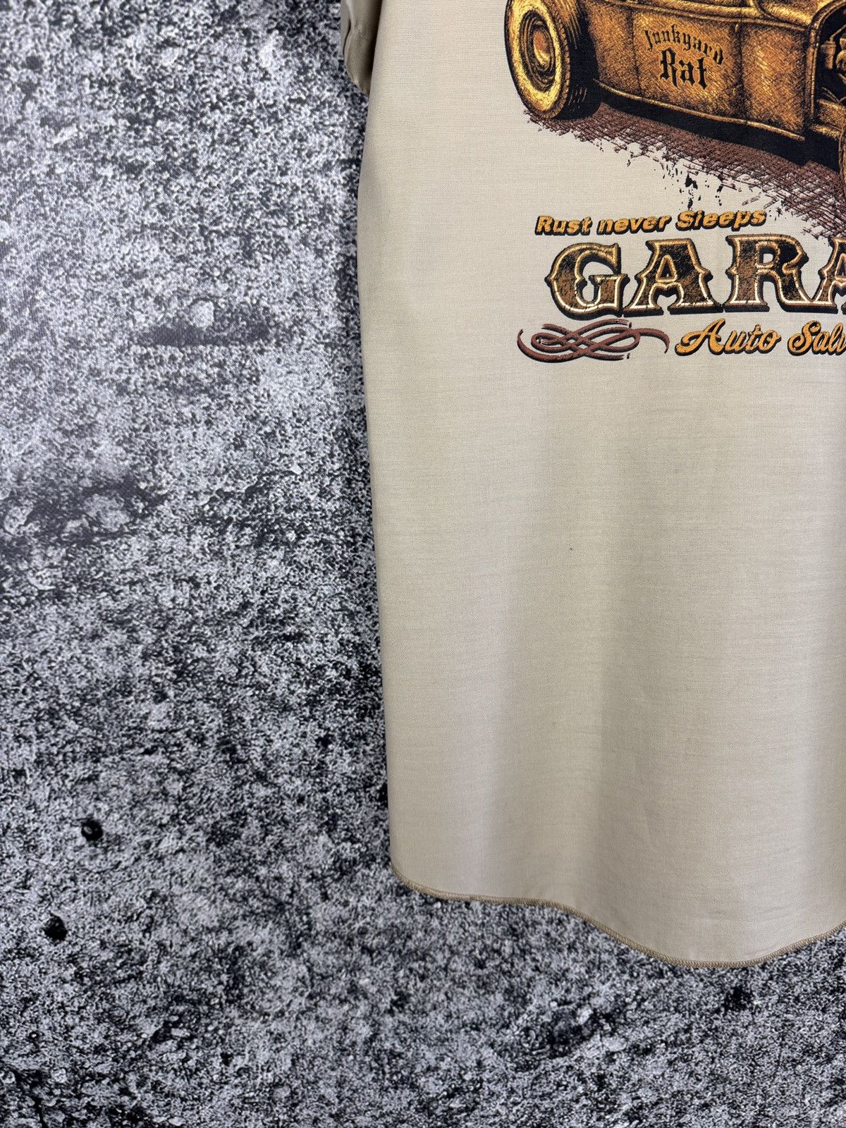 Dickies Dickies Short Sleeve Work Shirt Junkyard Garage Vintage Sz S Size US S / EU 44-46 / 1 - 13 Thumbnail