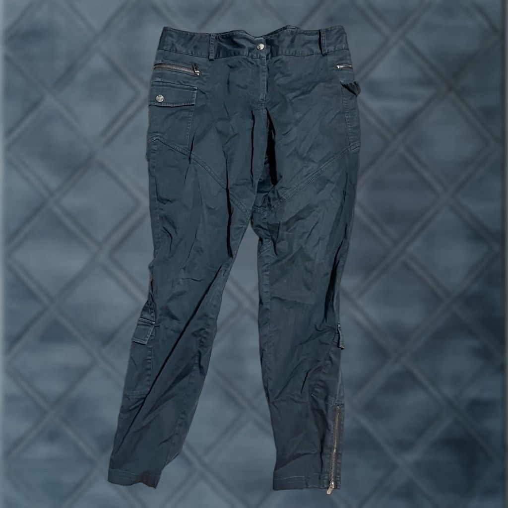 Ted Baker Ted Baker Paris Women’s 3 Black Cargo Corduroy Skinny Pants Ankle Zipper Cargo Pants Size 26" / US 2 / IT 38 - 1 Thumbnail