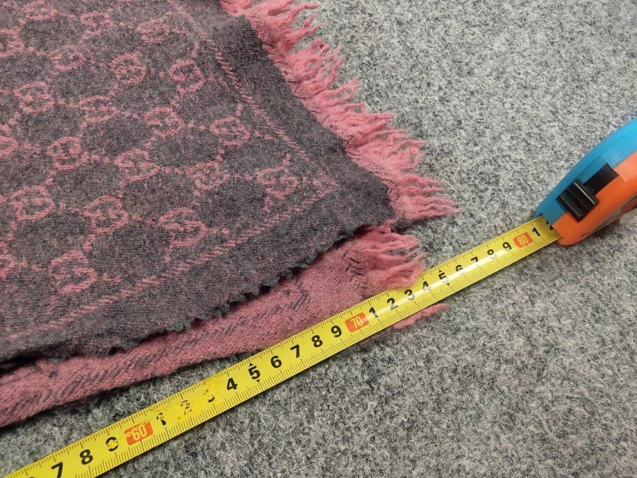 Gucci Gucci GG Monogram Authentic double-sided wool scarf Size ONE SIZE - 16 Thumbnail