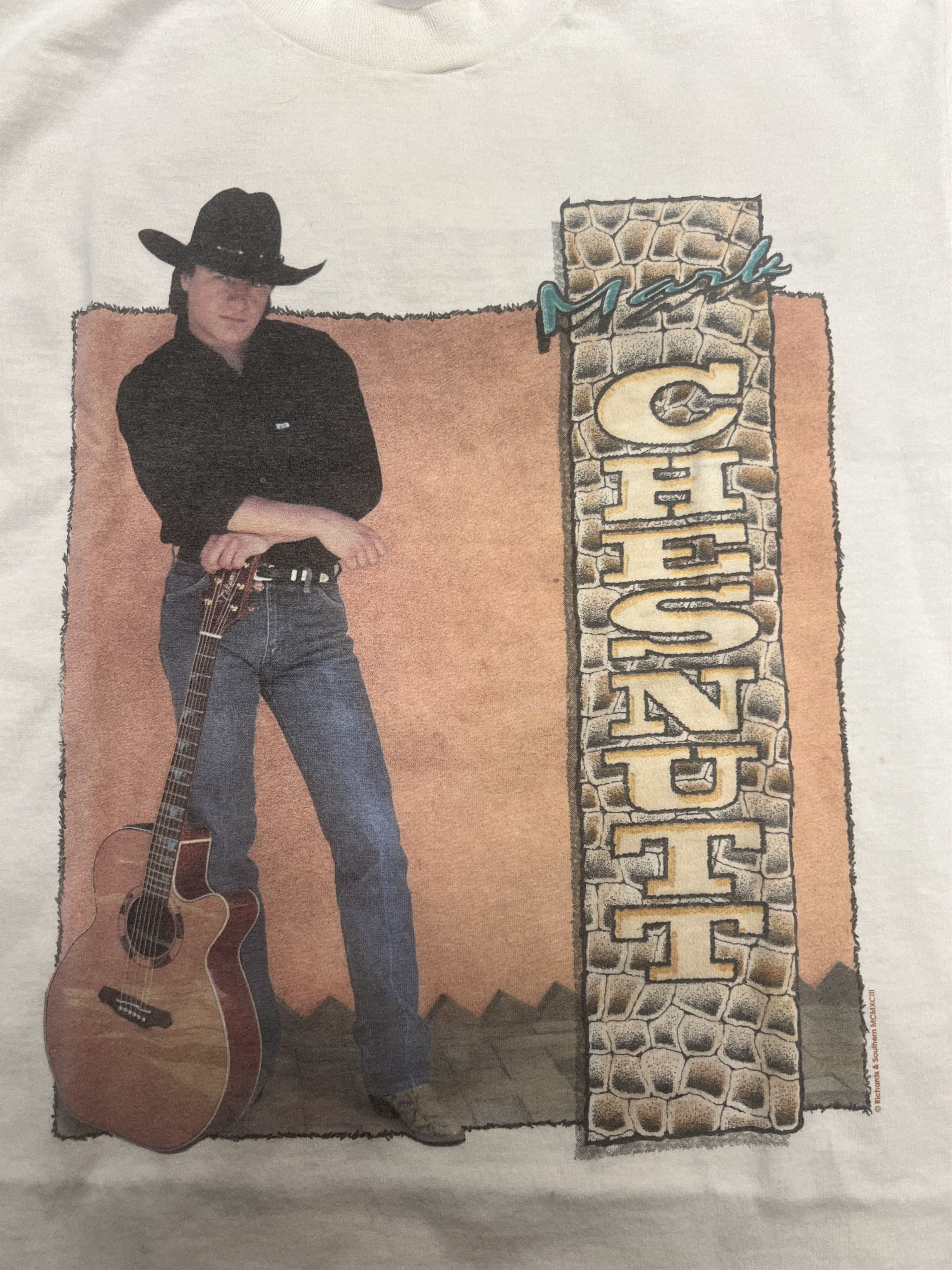 Band Tees × Fruit Of The Loom × Vintage Vintage Mark Chesnut Tour Shirt Size US L / EU 52-54 / 3 - 2 Thumbnail