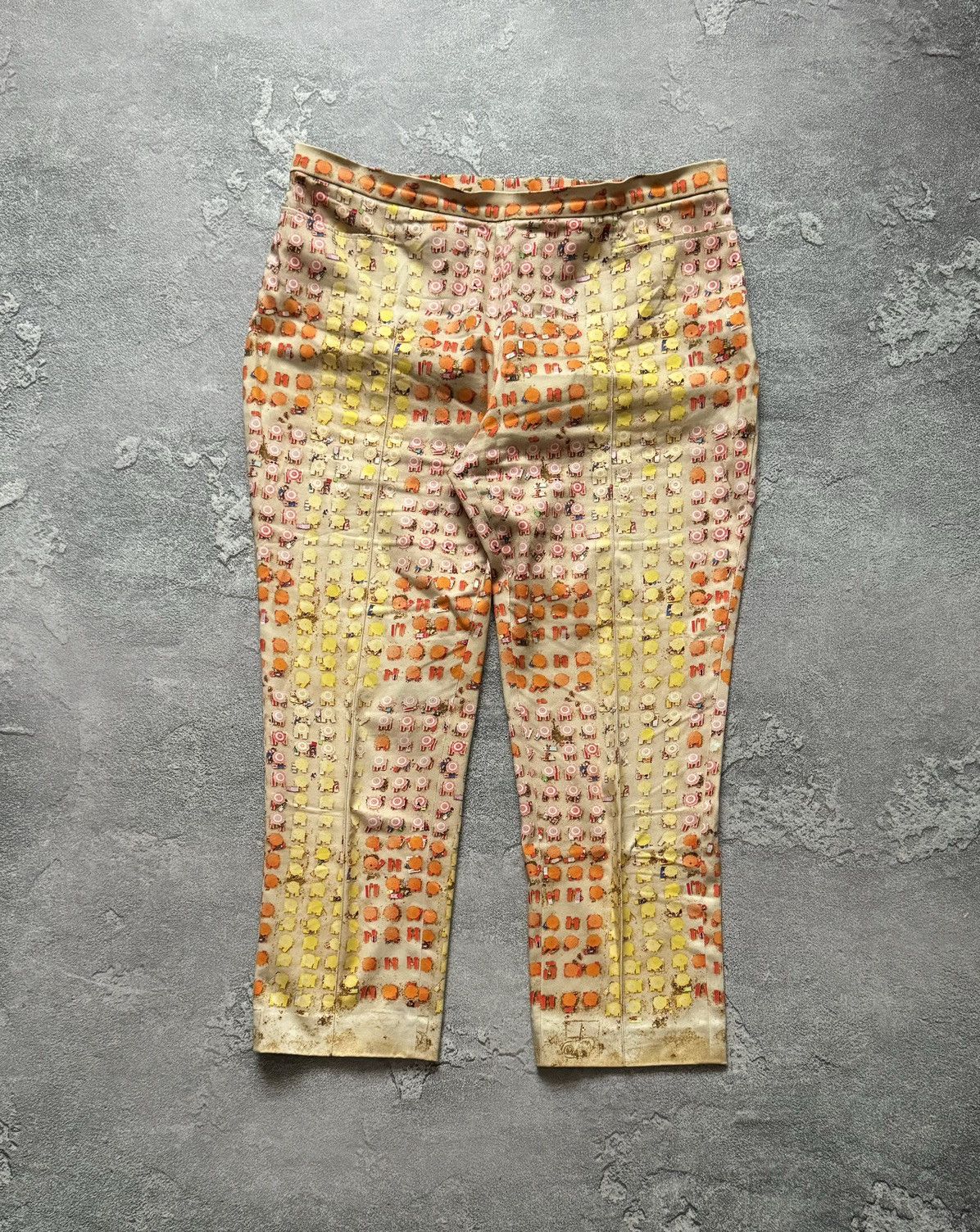 Akris Akris punto US12 F44 UK16 I48 all printed pant trouser chino Size 34" / US 12 / IT 48 - 5 Thumbnail