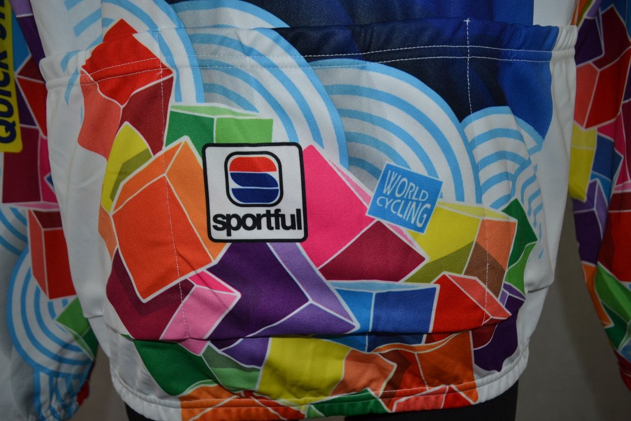 Vintage Vintage Sportful Mapei Quick-Step 2001 Cycling Jersey Size US XXL / EU 58 / 5 - 7 Thumbnail