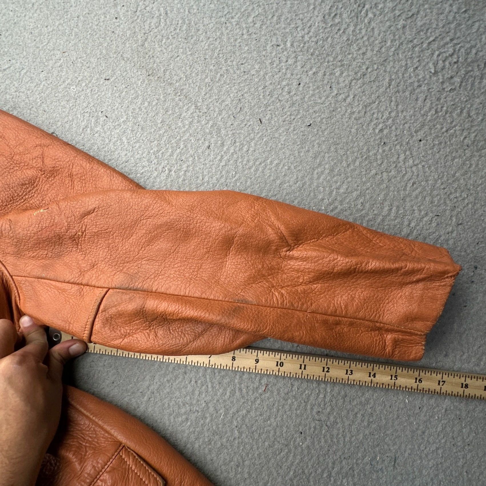 Vintage VINTAGE 70s WB Place & Co Deerskin Leather Coat Jacket Mens 42 Large Brown Overcoat Leather Coat Mens 42 Brown Mens Size US XS / EU 42 / 0 - 5 Thumbnail