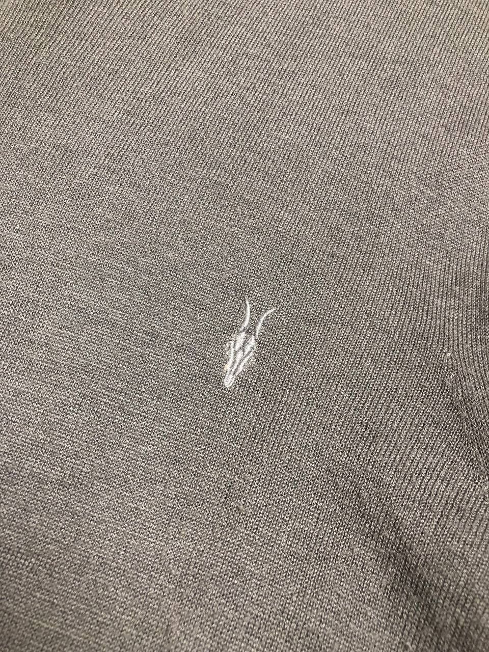 Allsaints AllSaints Merino Wool Knit Sweater V-neck Basic Logo Size US M / EU 48-50 / 2 - 5 Thumbnail
