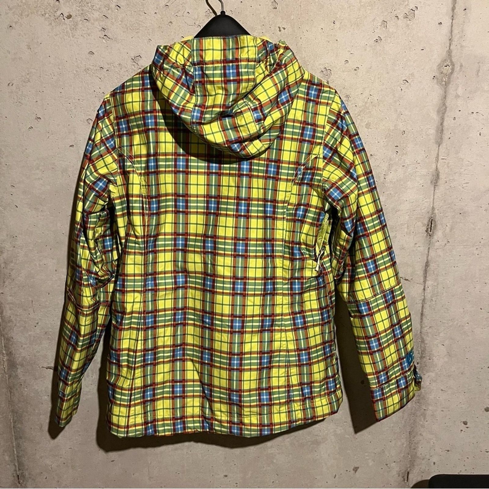 Burton Burton Size M Dryride Activity Jacket Yellow Plaid Hooded Size M / US 6-8 / IT 42-44 - 5 Thumbnail