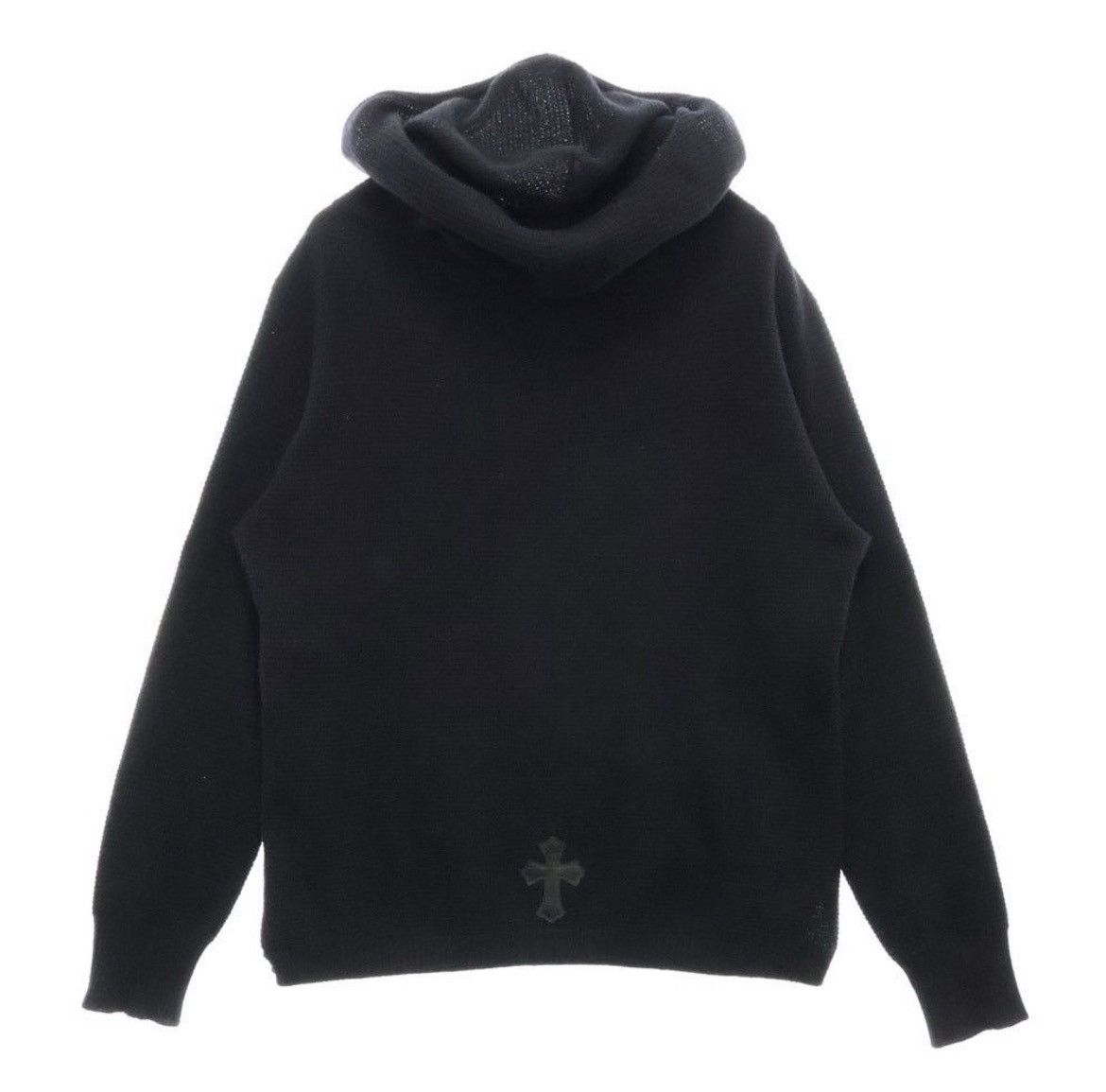 Chrome Hearts Chrome Hearts Black Cashmere Hoodie Pullover Size US M / EU 48-50 / 2 - 2 Thumbnail