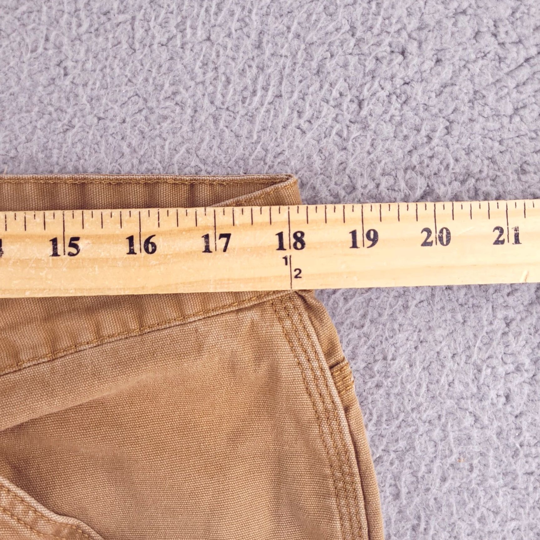 Vintage Ridgecut Toughwear Mens Pants 36x30 Brown Cotton Chino Straight Regular Distressed Workwear Size US 36 / EU 52 - 6 Thumbnail