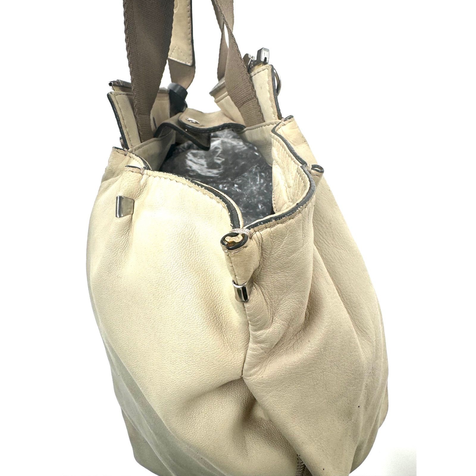 Chloe Chloe Cream Suede Leather Hobo Bag Size ONE SIZE - 14 Thumbnail