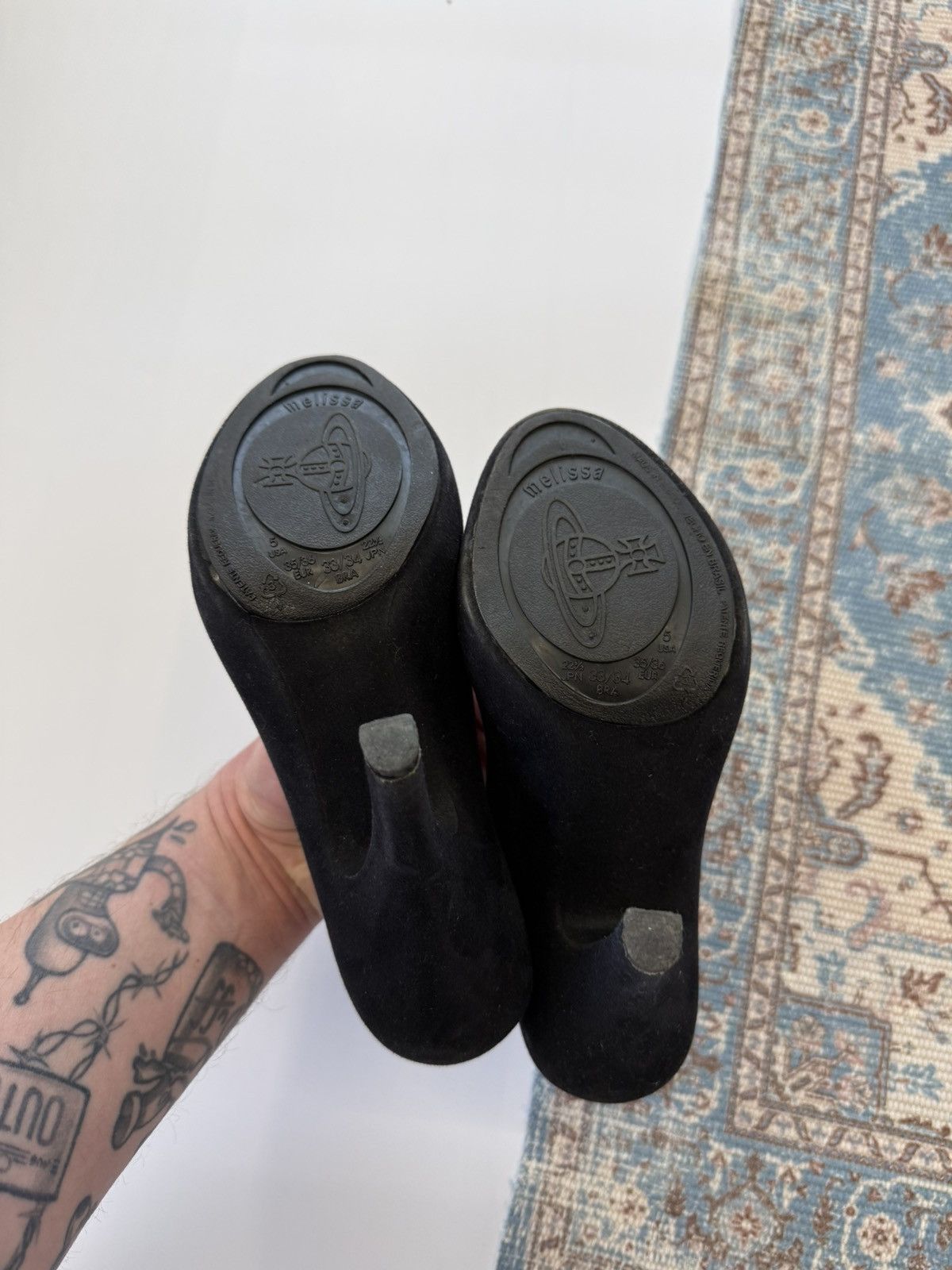 Vivienne Westwood Vivienne Westwood Anglomania x Melissa Suede Heels Sz 35-36 Size US 5 / IT 35 - 11 Thumbnail