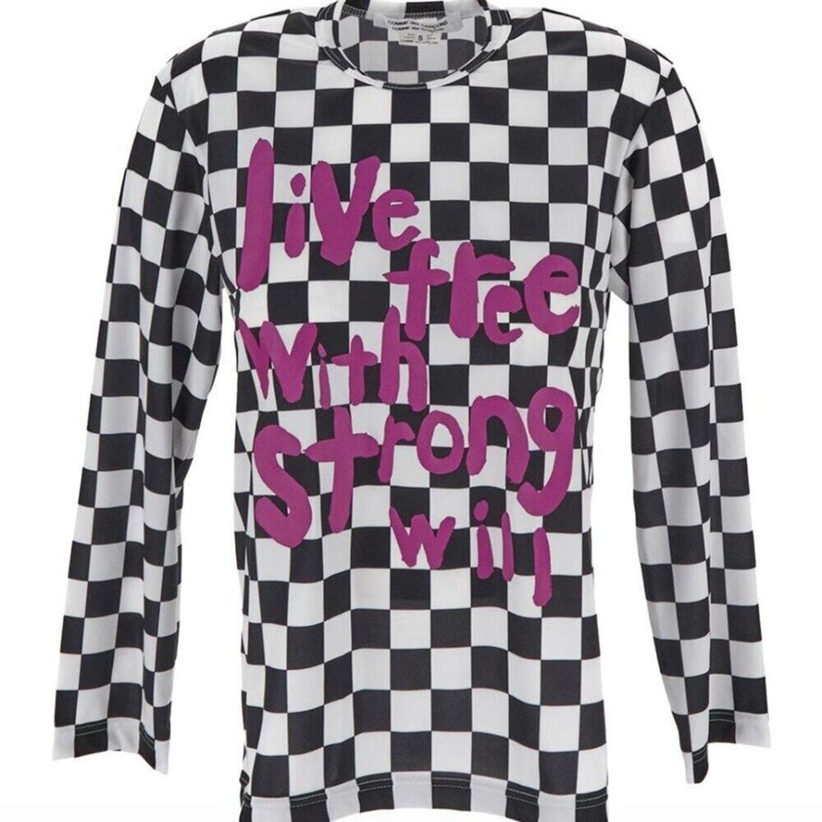 Comme des Garcons Comme Des Garçons Comme Des Garçons Checked T Shirt Size M / US 6-8 / IT 42-44 - 4 Thumbnail