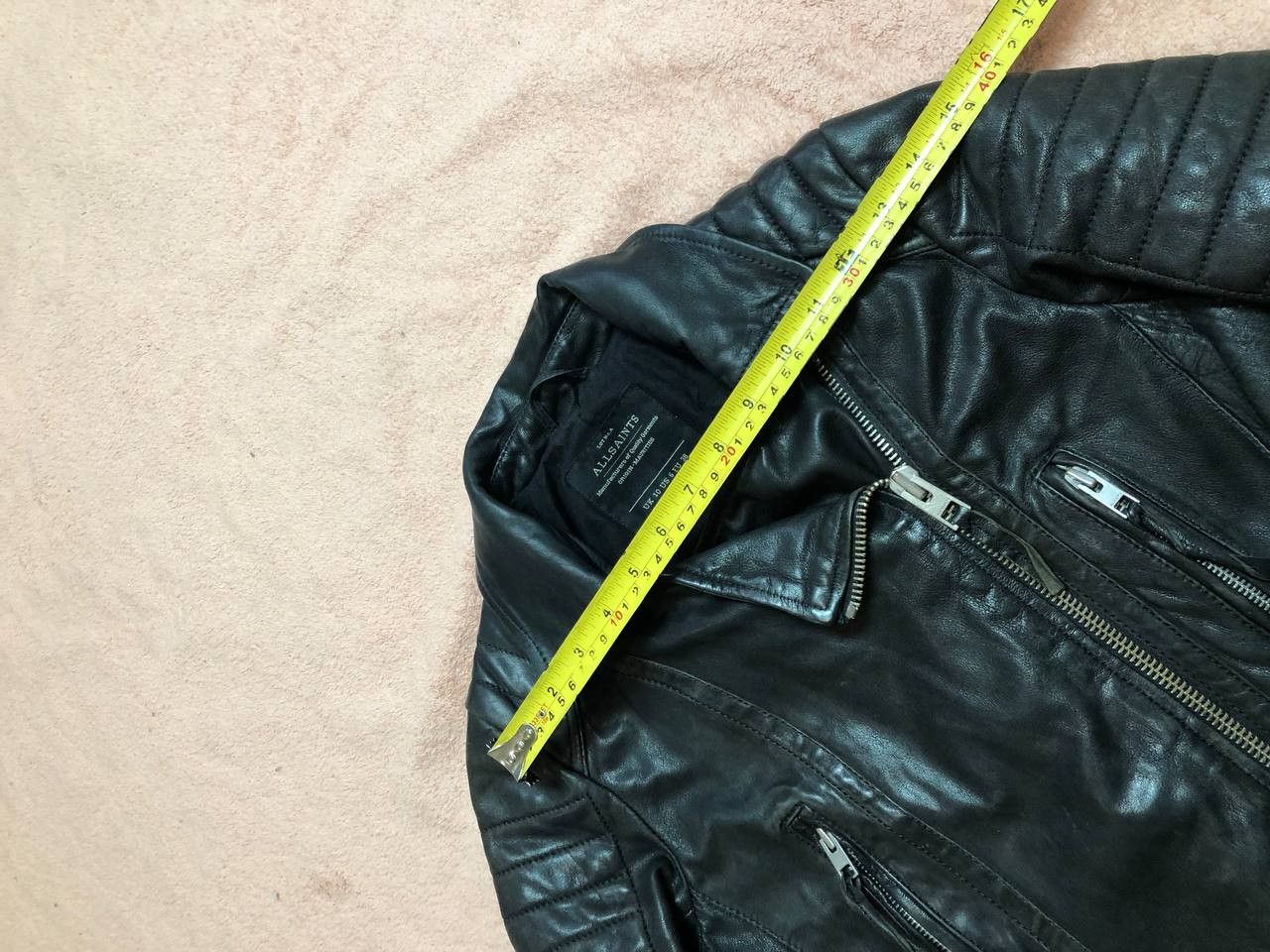 Allsaints Vintage Allsaints Black Leather Jacket Size 6 Size M / US 6-8 / IT 42-44 - 13 Thumbnail