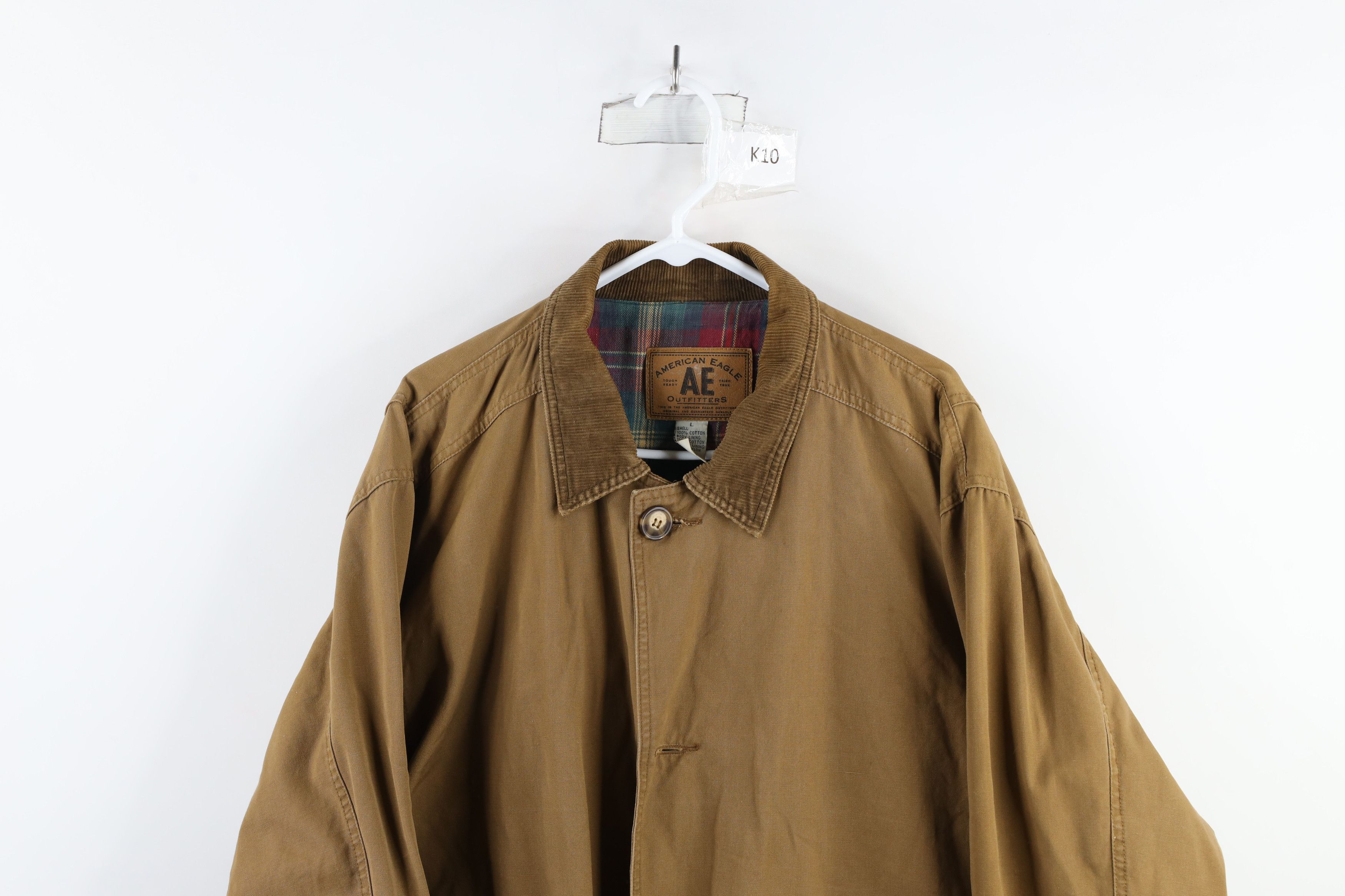 American Eagle Outfitters × Vintage Vintage 90s American Eagle Outfitters Flannel Lined Jacket Size US L / EU 52-54 / 3 - 2 Thumbnail