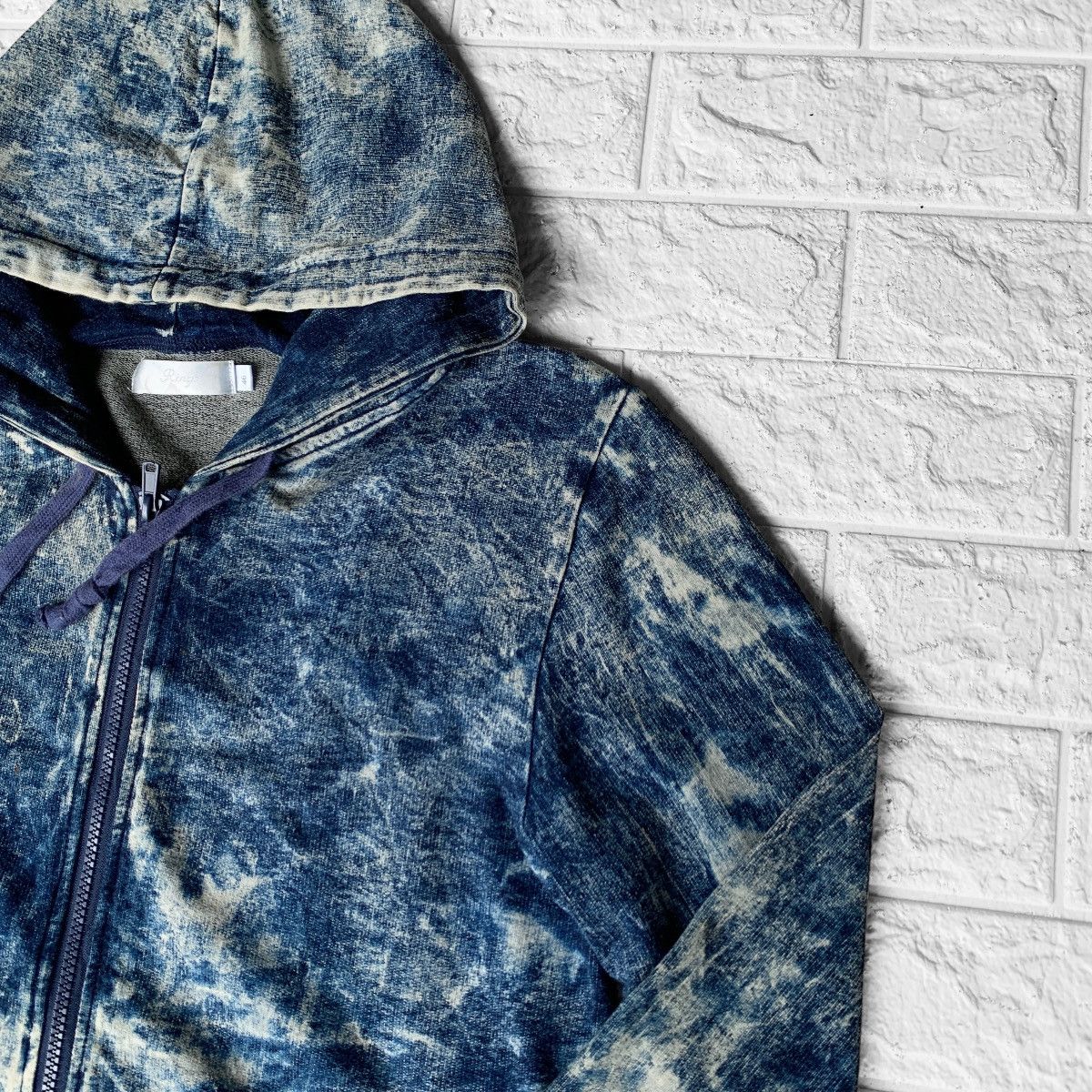 GOSTAR DE FUGA × Japanese Brand Rings Acid Wash Zipper Hoodie Size US S / EU 44-46 / 1 - 6 Thumbnail