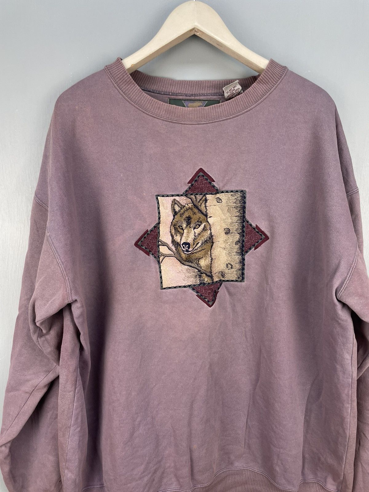 Habitat Vintage 90s Cheyenne River wolf sweatshirt Size US L / EU 52-54 / 3 - 3 Thumbnail