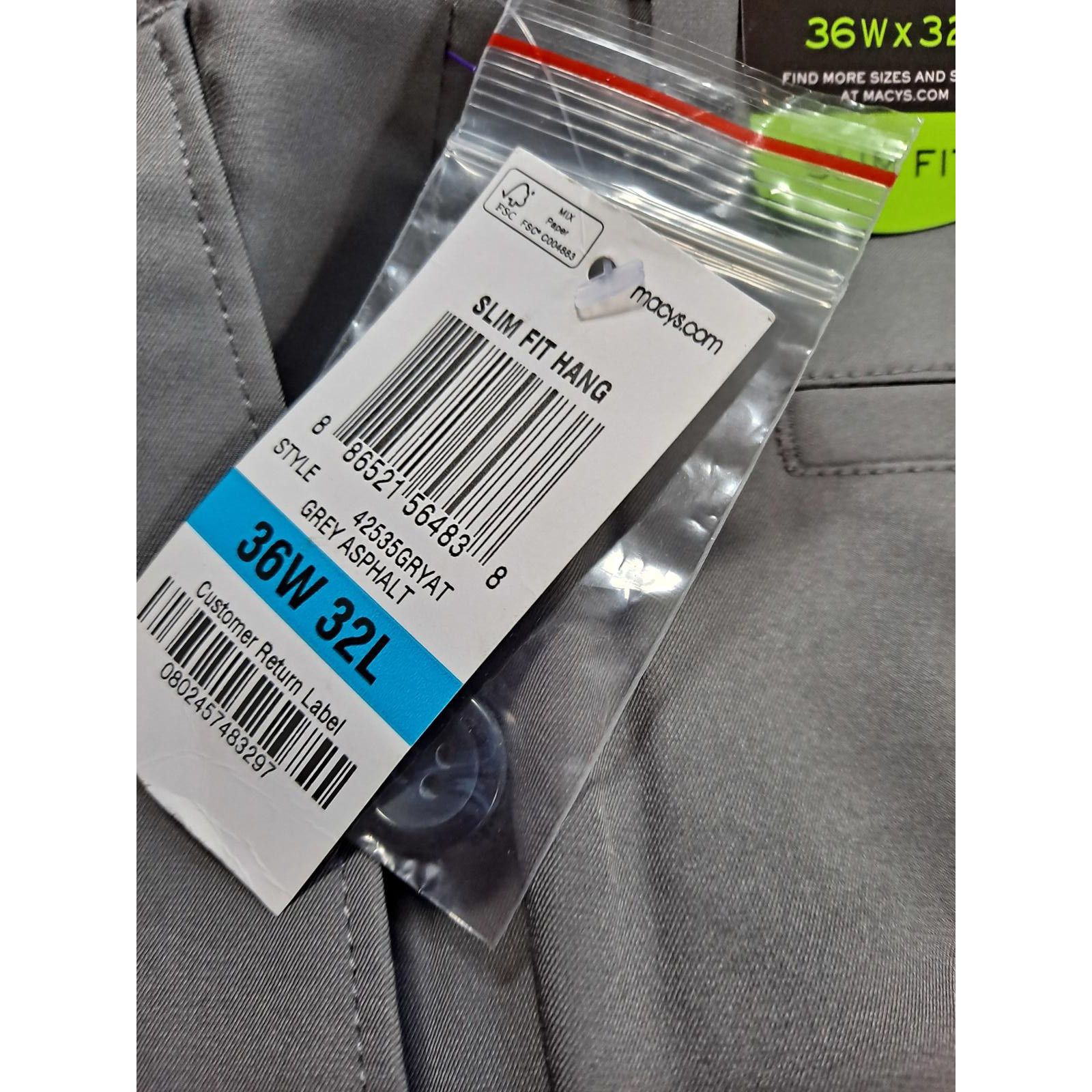Greg Norman New Greg Norman Tasso Elba Slim Fit Moisture Wicking Gray Pa Size US 36 / EU 52 - 5 Thumbnail