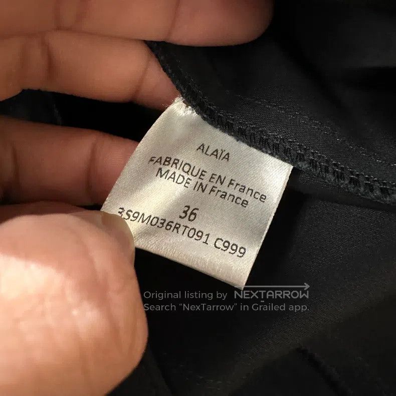 Alaia Alaia Double-breasted cotton coat Size XS / US 0-2 / IT 36-38 - 4 Thumbnail
