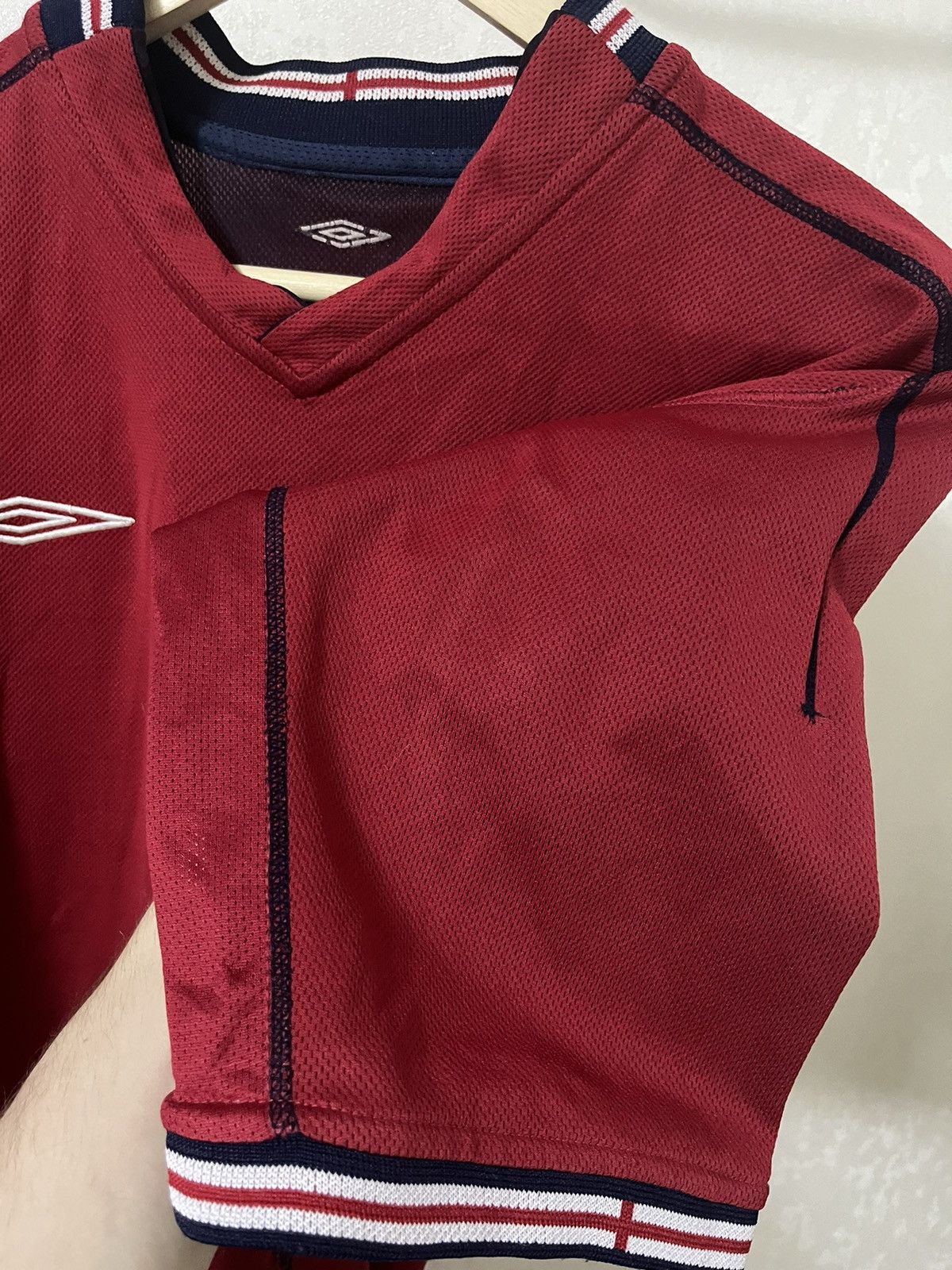 Umbro Umbro England Vintage Reversible Jersey Size US M / EU 48-50 / 2 - 5 Thumbnail