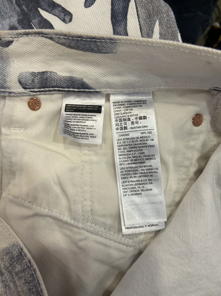 DENIM TEARS Levi's x Denim Tears 501 Original Fit Jeans Size US 36 / EU 52 - 5 Thumbnail