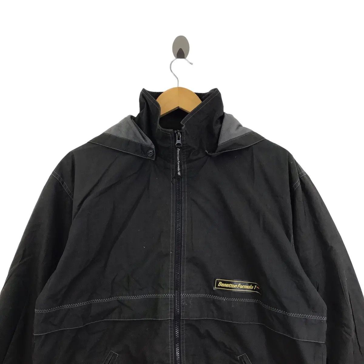 Benetton Vintage 80’ BENETTON FORMULA 1 RACING TEAM Jacket Hoodie Size US L / EU 52-54 / 3 - 3 Thumbnail