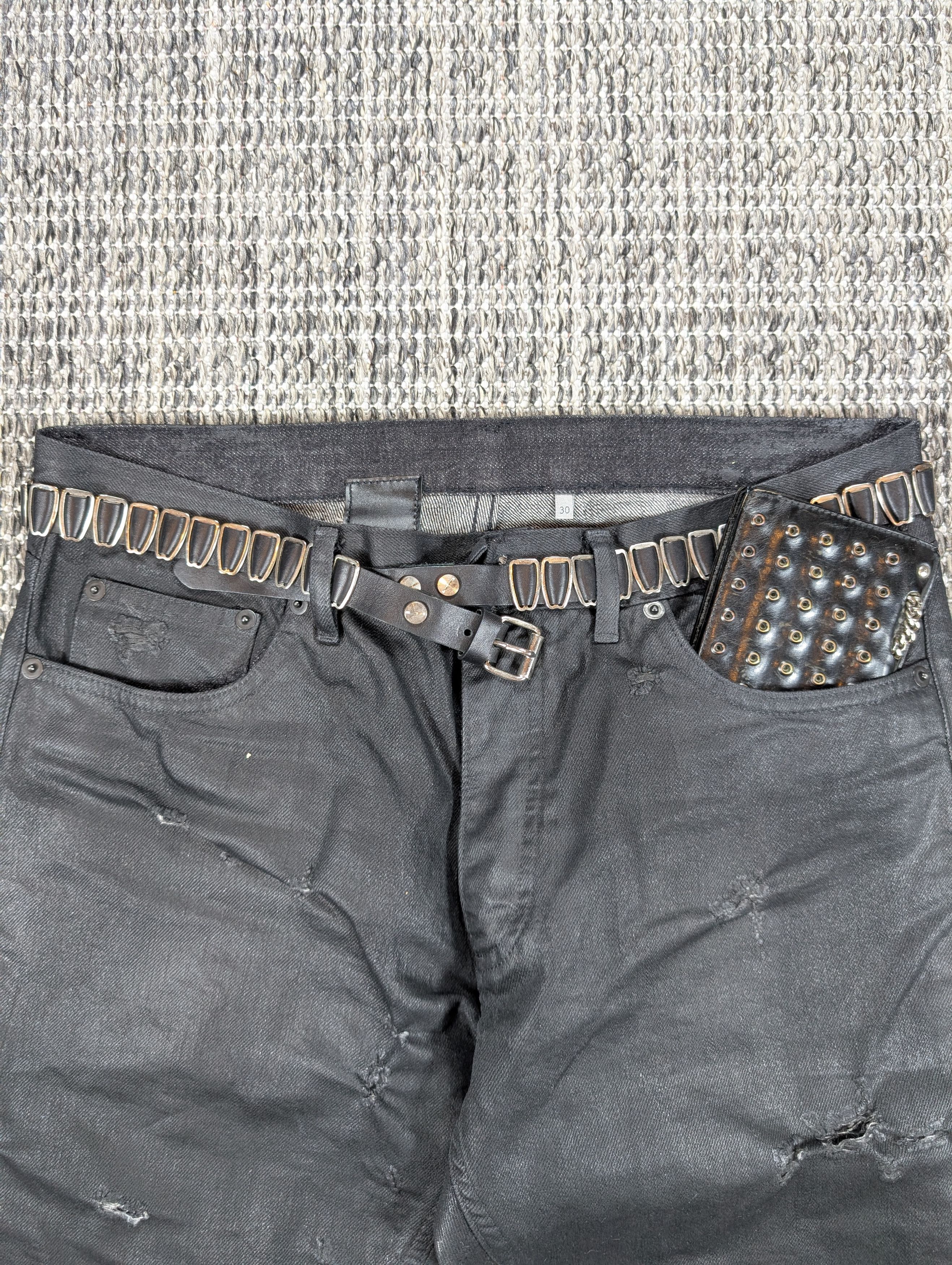 Balmain Balmain 2011 Hybrid Chain/Leather Roller Coaster Belt Size ONE SIZE - 9 Thumbnail