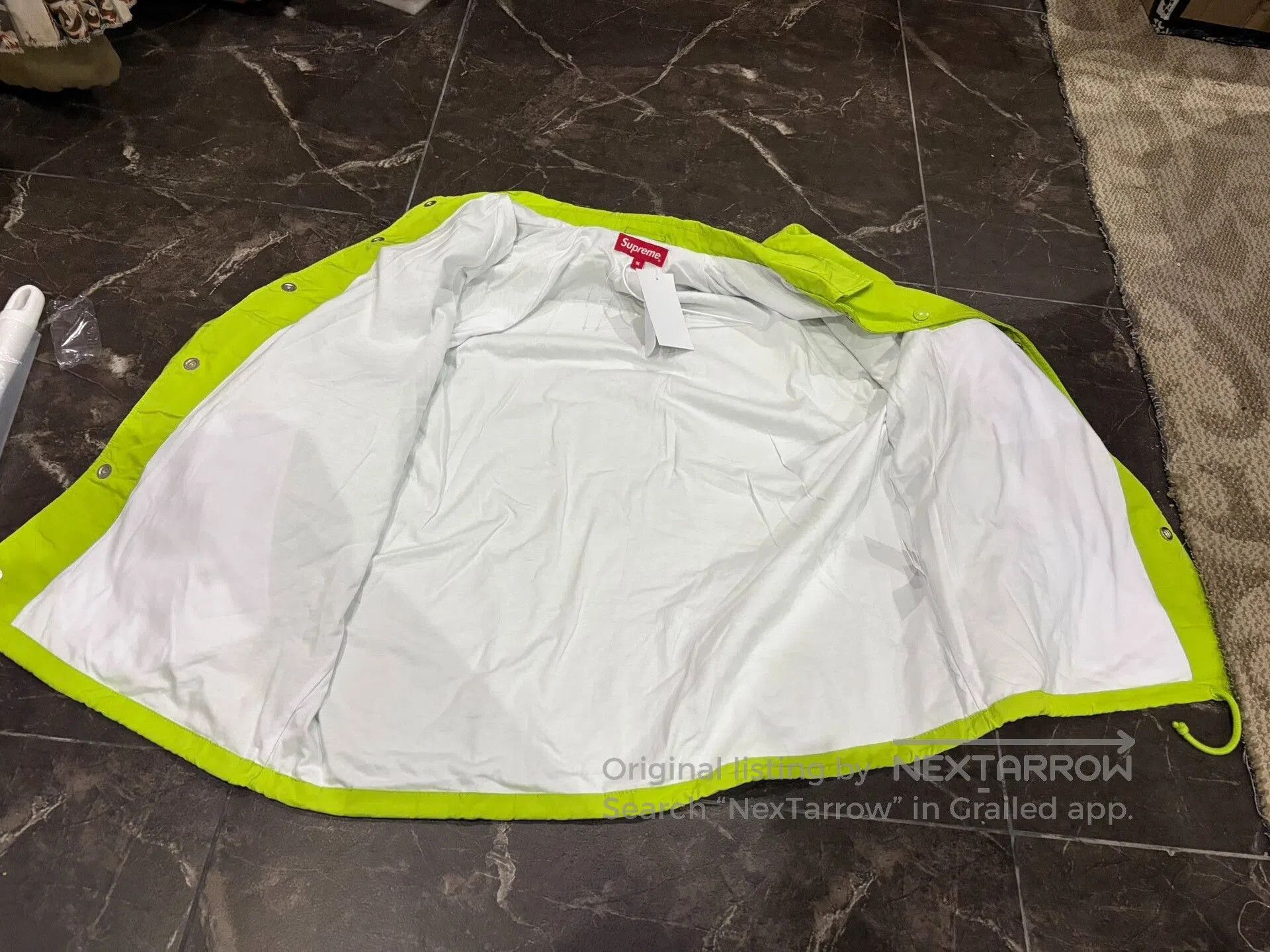 Supreme Supreme Fluorescent Green Coach Jacket M. Size US M / EU 48-50 / 2 - 3 Thumbnail