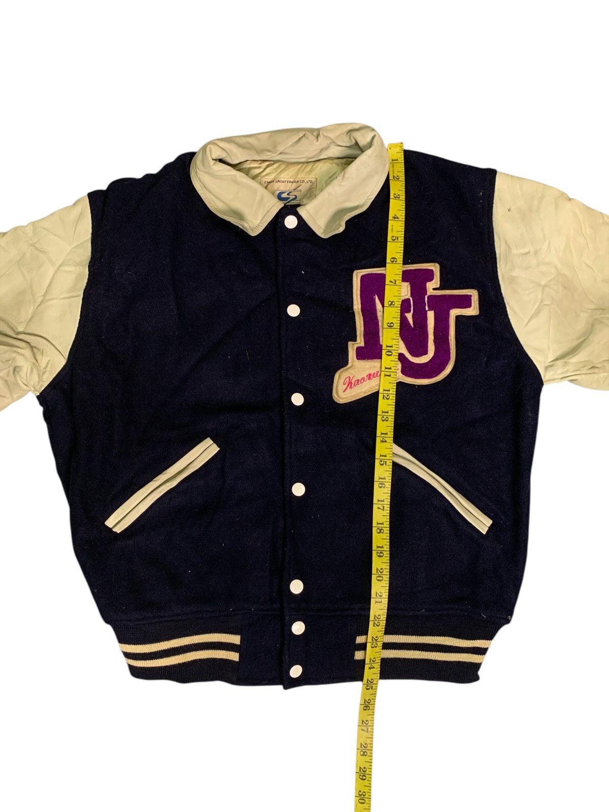 Japanese Brand Rare Design Vintage Chuo Sportswear Varsity Jackets Size L / US 10 / IT 46 - 9 Thumbnail