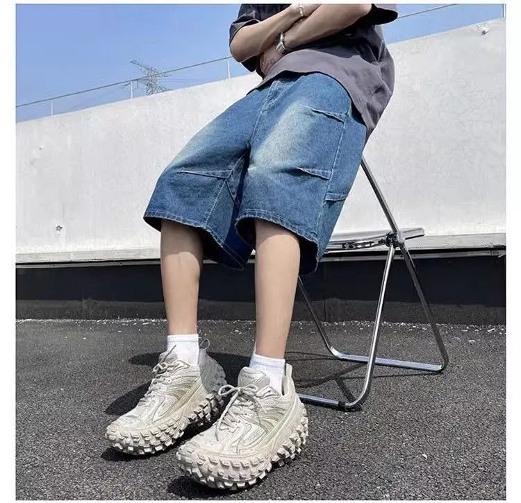 Japanese Brand Retro straight leg washed jeans Size US 32 / EU 48 - 4 Thumbnail