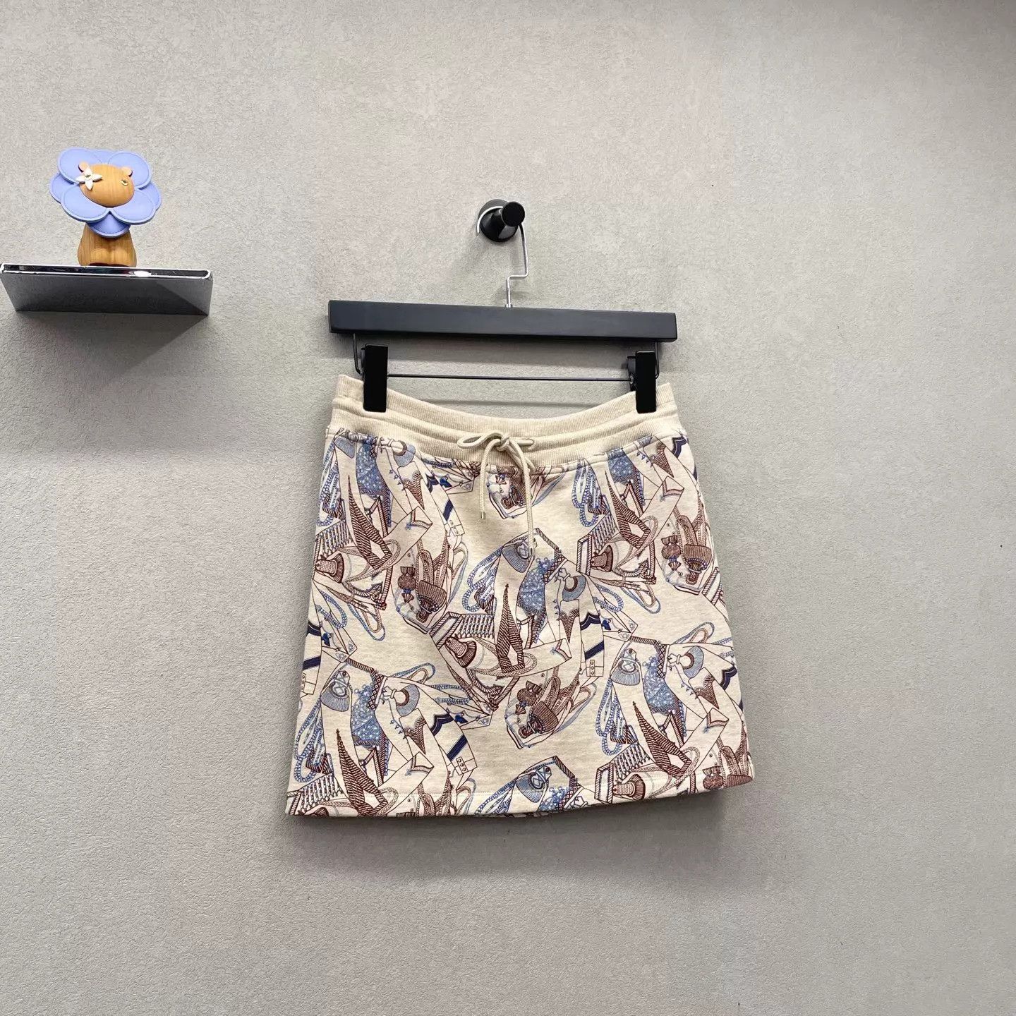 Hermes Hermes Abstract Print Artistic Unique Skirt 34 Size 25" / US 0 / IT 36 - 2 Thumbnail