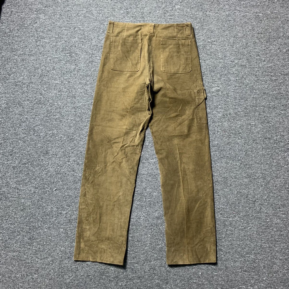 image of Ganfranco Ferre Studio Vintage 90's Velvet Corduroy Pants in Khaki, Men's (Size 30)