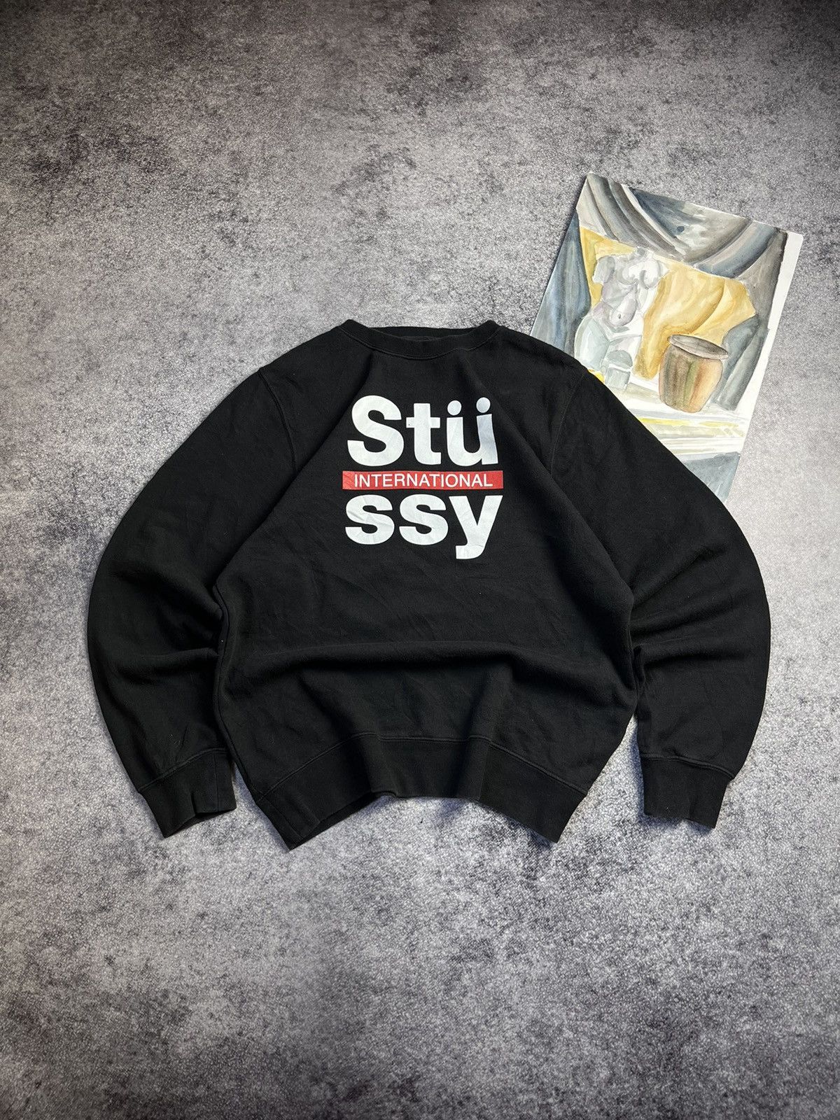 Stussy 🔥STUSSY VINTAGE BIG LOGO BOXY HOODED SWEATSHIRT 90’s USA Size US L / EU 52-54 / 3 - 1 Thumbnail
