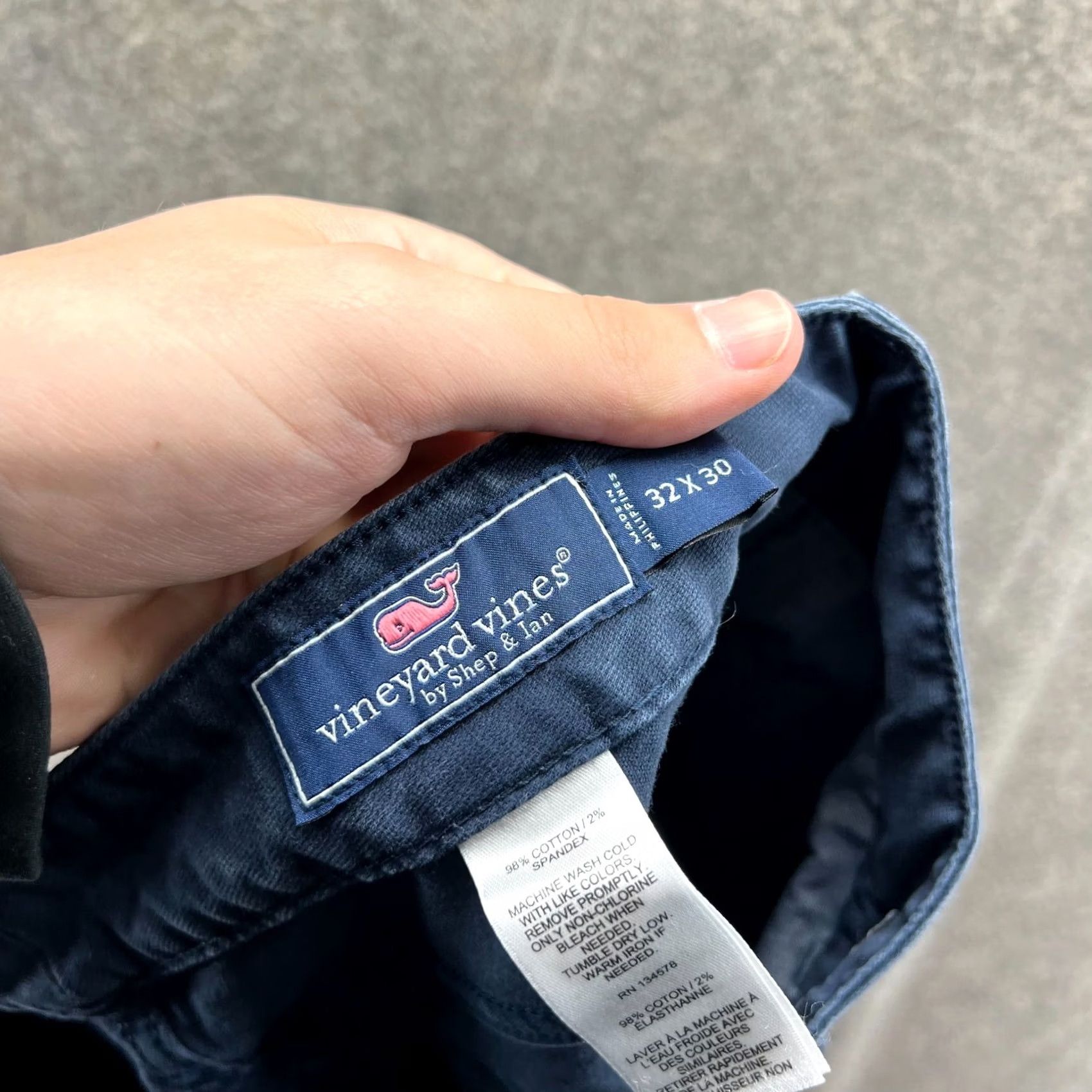Vineyard Vines Vineyard Vines Pants 32x30 Blue Chino Flat Front Canvas Regular Slant/Pockets Men Vintage 90s? (decade not specified) Size US 32 / EU 48 - 7 Thumbnail