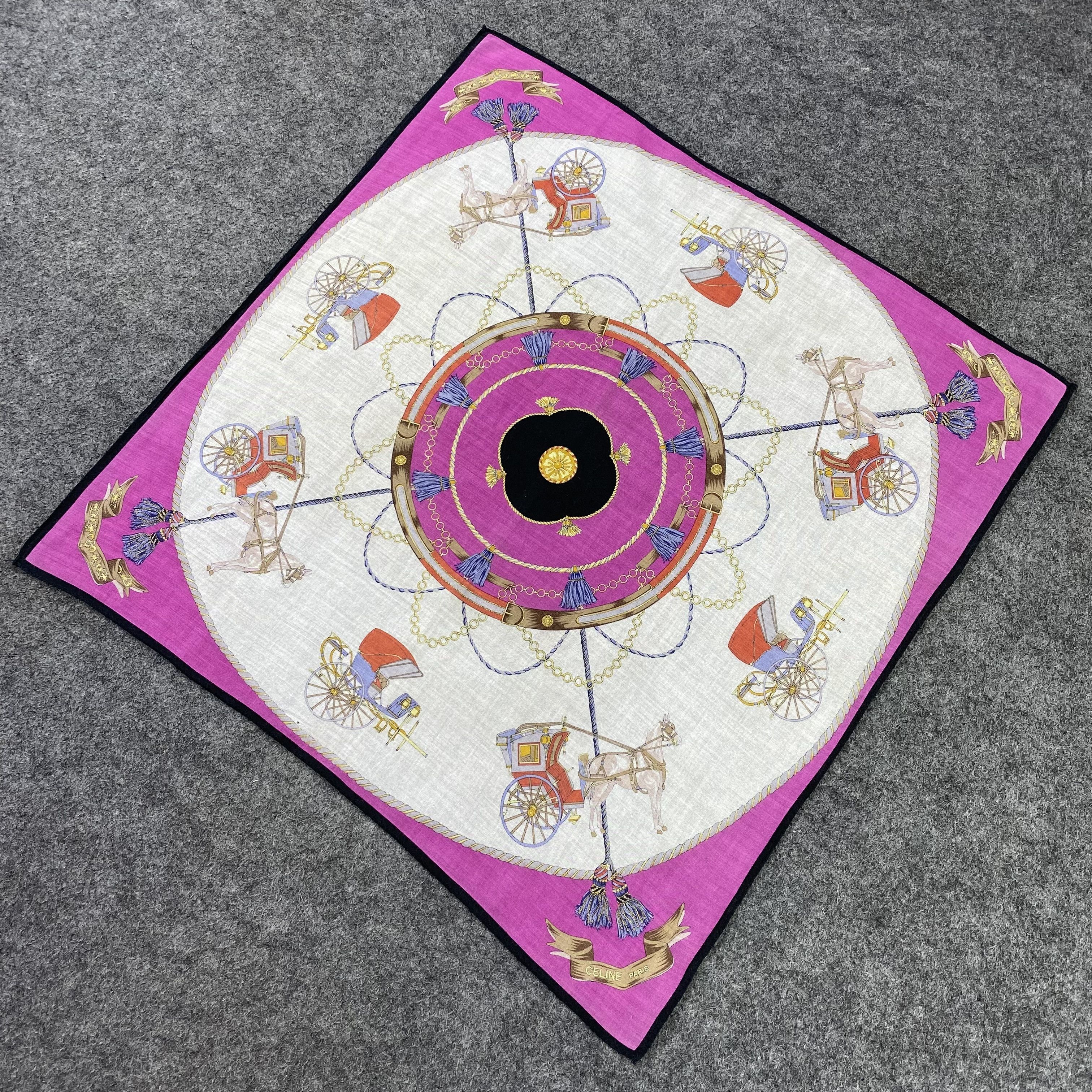 Celine Celine Hanadkerchief / Bandana / Neckerchief-B739 Size ONE SIZE - 4 Thumbnail