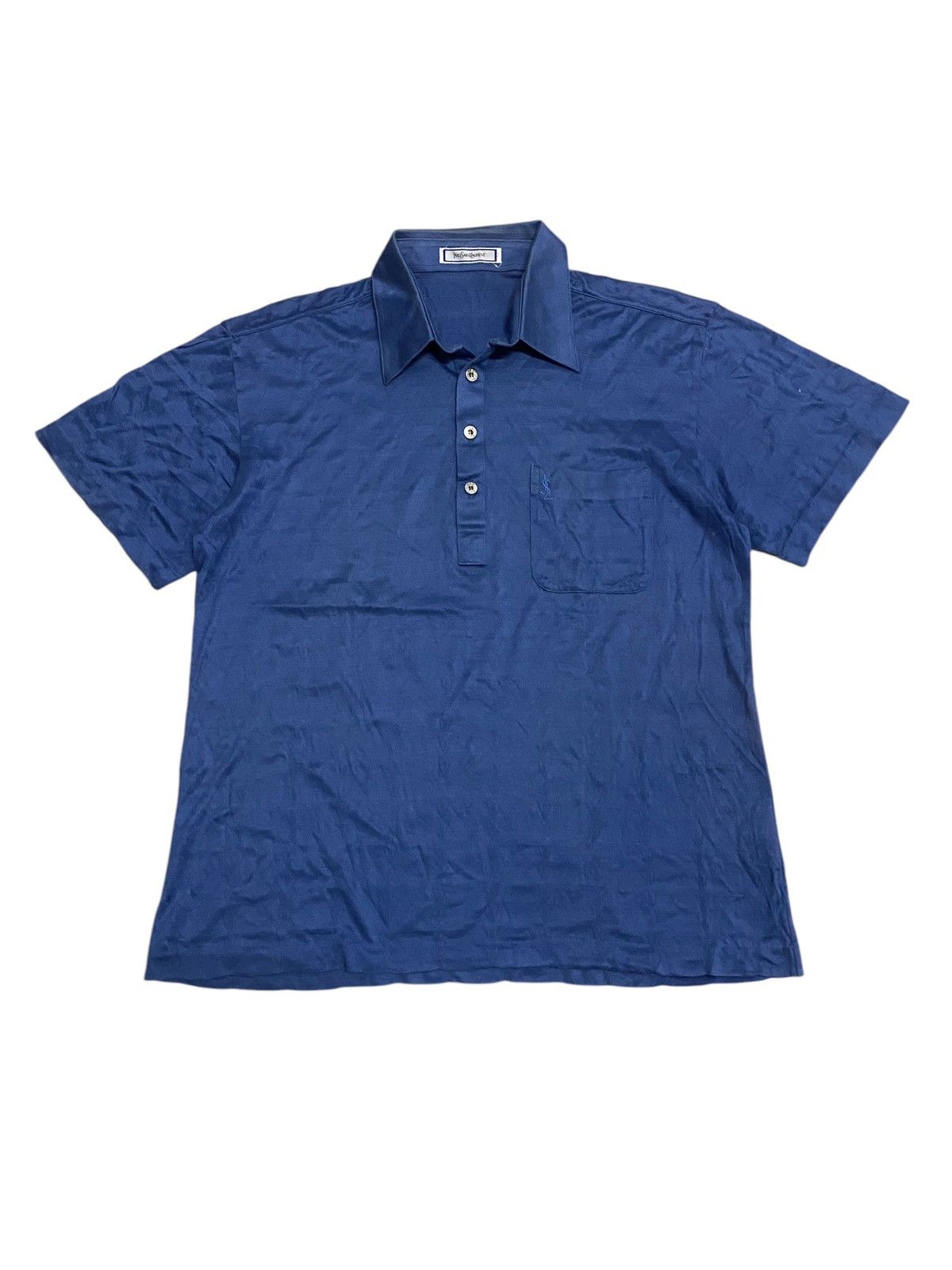 Japanese Brand × Vintage × Yves Saint Laurent Vintage Yves Saint Laurent Ysl Polo Shirt Size US M / EU 48-50 / 2 - 1 Thumbnail
