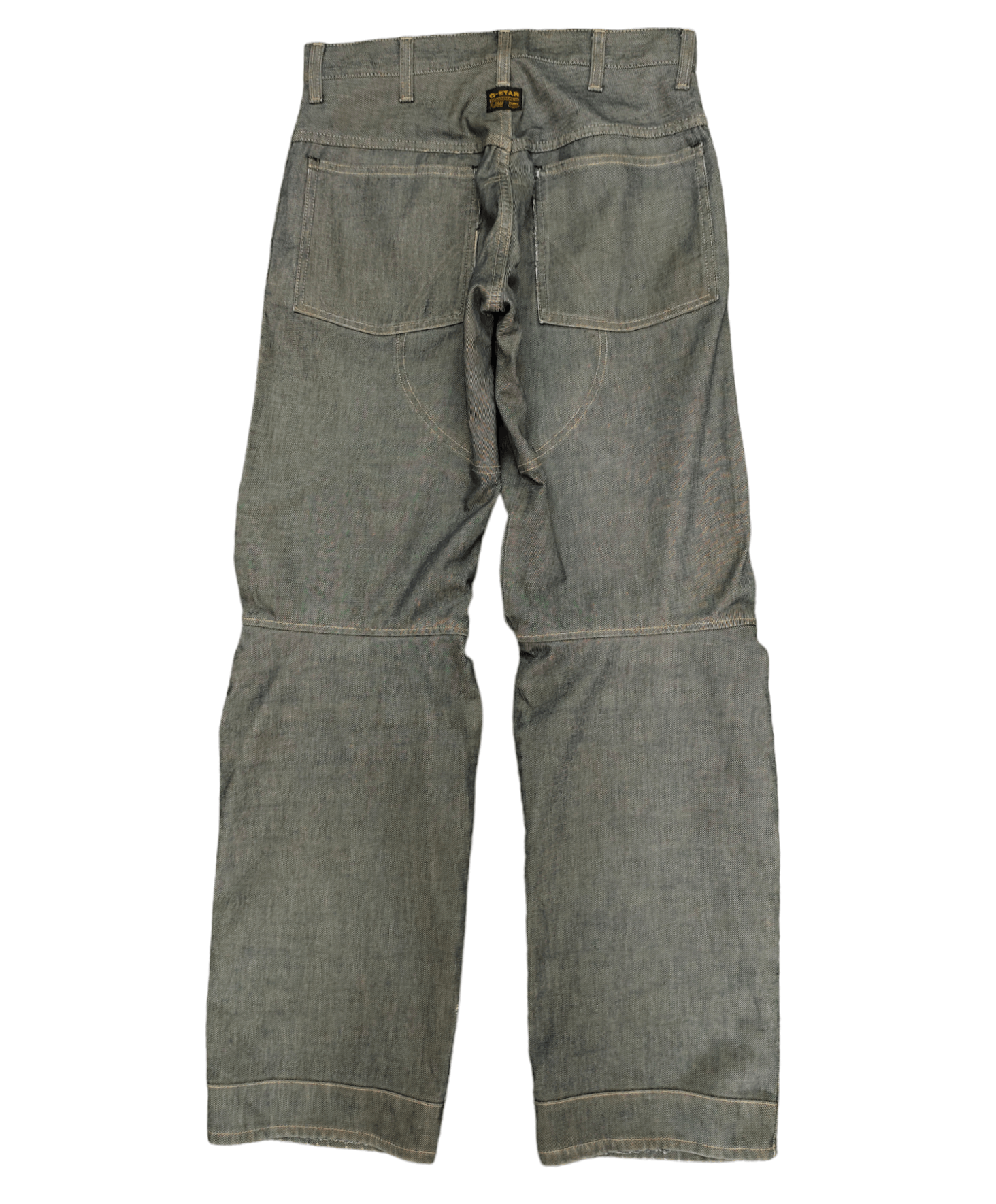 G-Star Vintage G Star Raw Denim Elwood Loose Distress Jeans Size US 31 - 2 Thumbnail