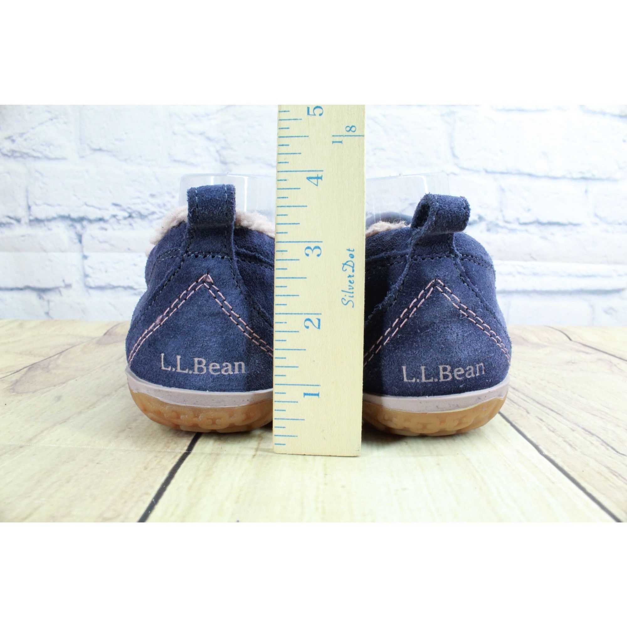 L.L. Bean LL Bean Mountain Slippers Moccasin Fleece Lined Size 9 M Size US 9 / IT 39 - 6 Thumbnail