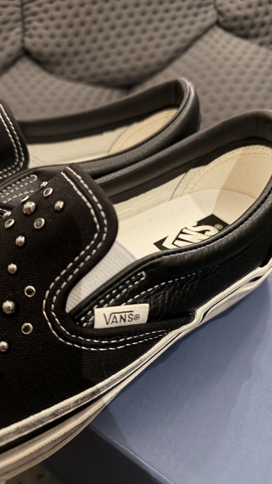 Vans Vans pearlized black slip ons Size US 8.5 / EU 41-42 - 3 Thumbnail