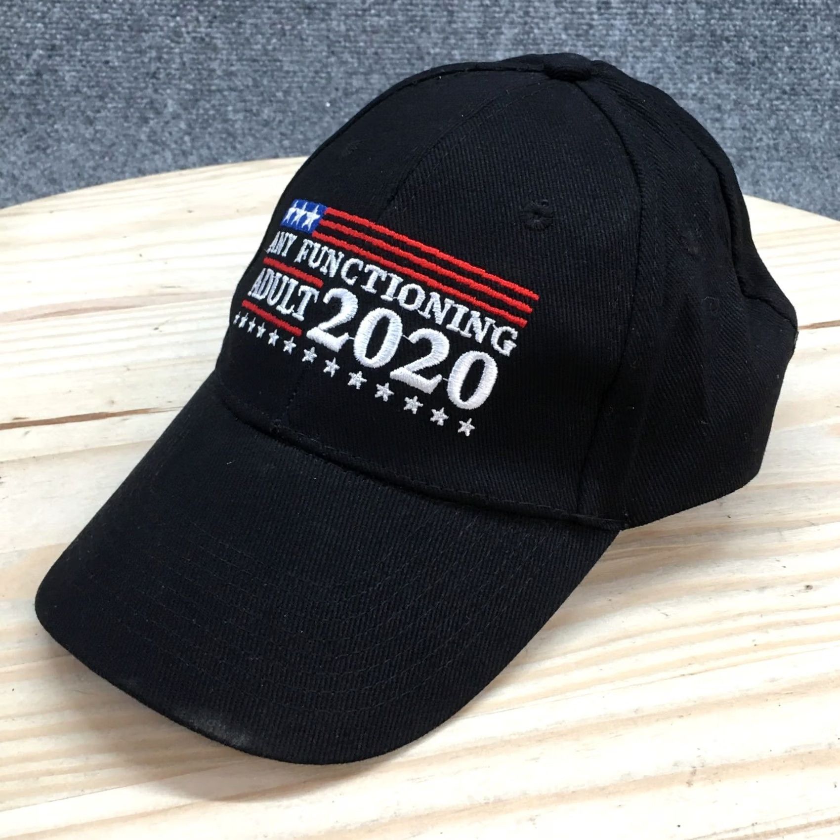 Vintage Trump Biden Election 2020 Baseball Cap Mens Black OS Adjustable Embroidered Size ONE SIZE - 2 Thumbnail