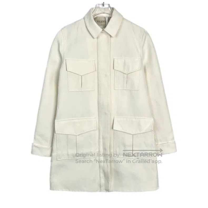 Valentino Valentino Pocket Lapel Trench Coat. Size US L / EU 52-54 / 3 - 1 Thumbnail