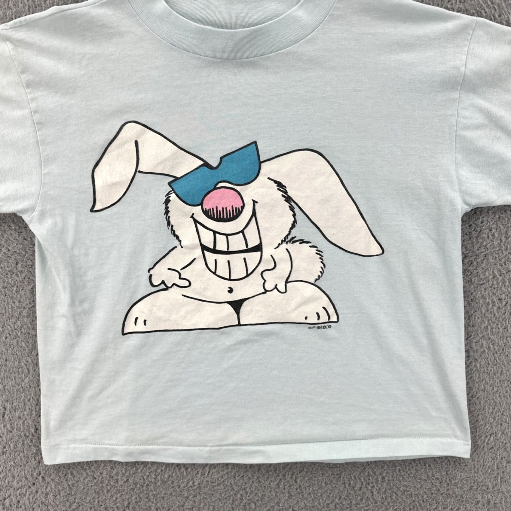 Vintage VINTAGE The Zoo Crew Women’s Small 1985 Made In USA T Shirt Cartoon Bunny Print Blue 80s Hipster Womens S Size S / US 4 / IT 40 - 4 Thumbnail
