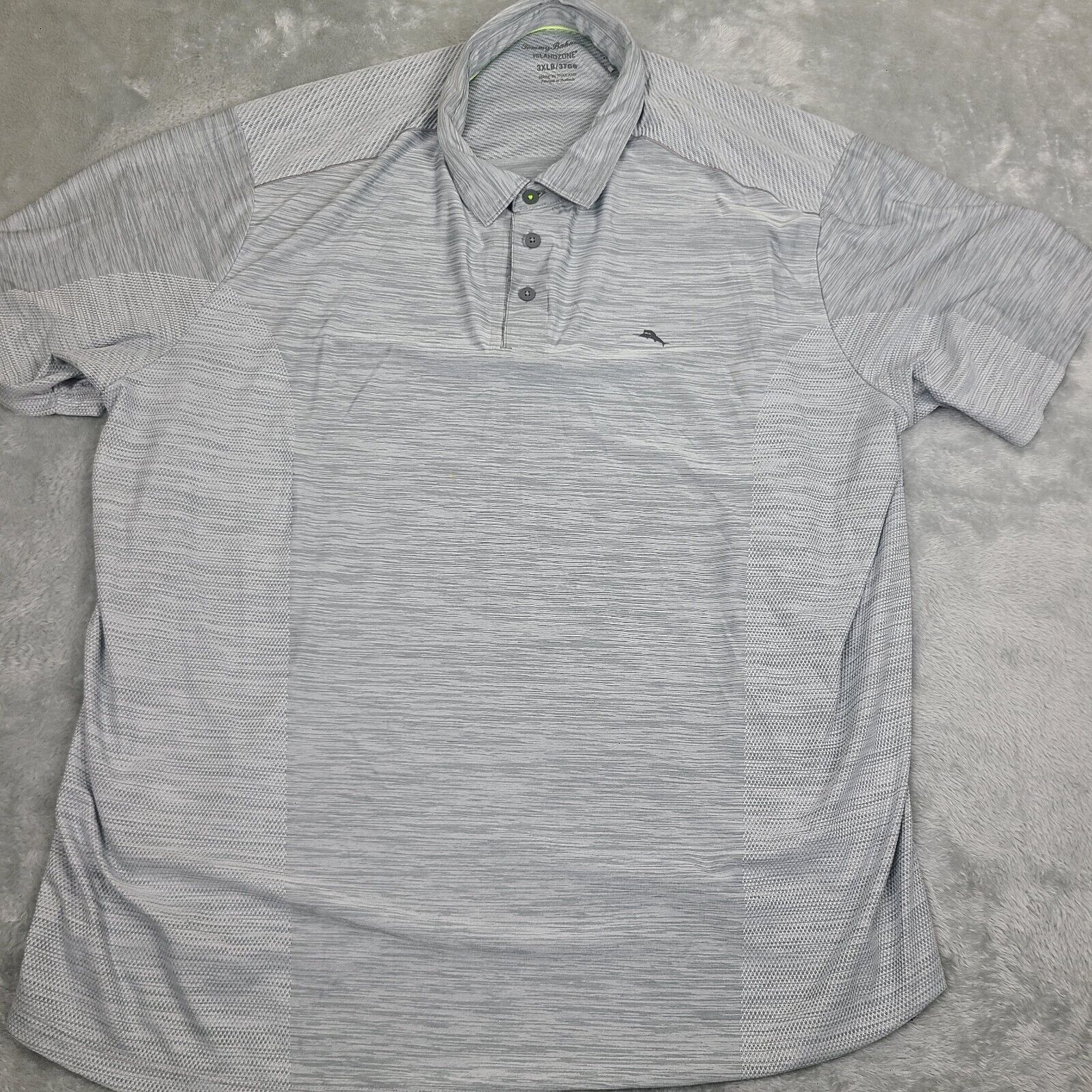 Tommy Bahama Tommy Bahama Polo Shirt Short Sleeve Island Zone Gray 3XL Pe Size US XXL / EU 58 / 5 - 1 Thumbnail