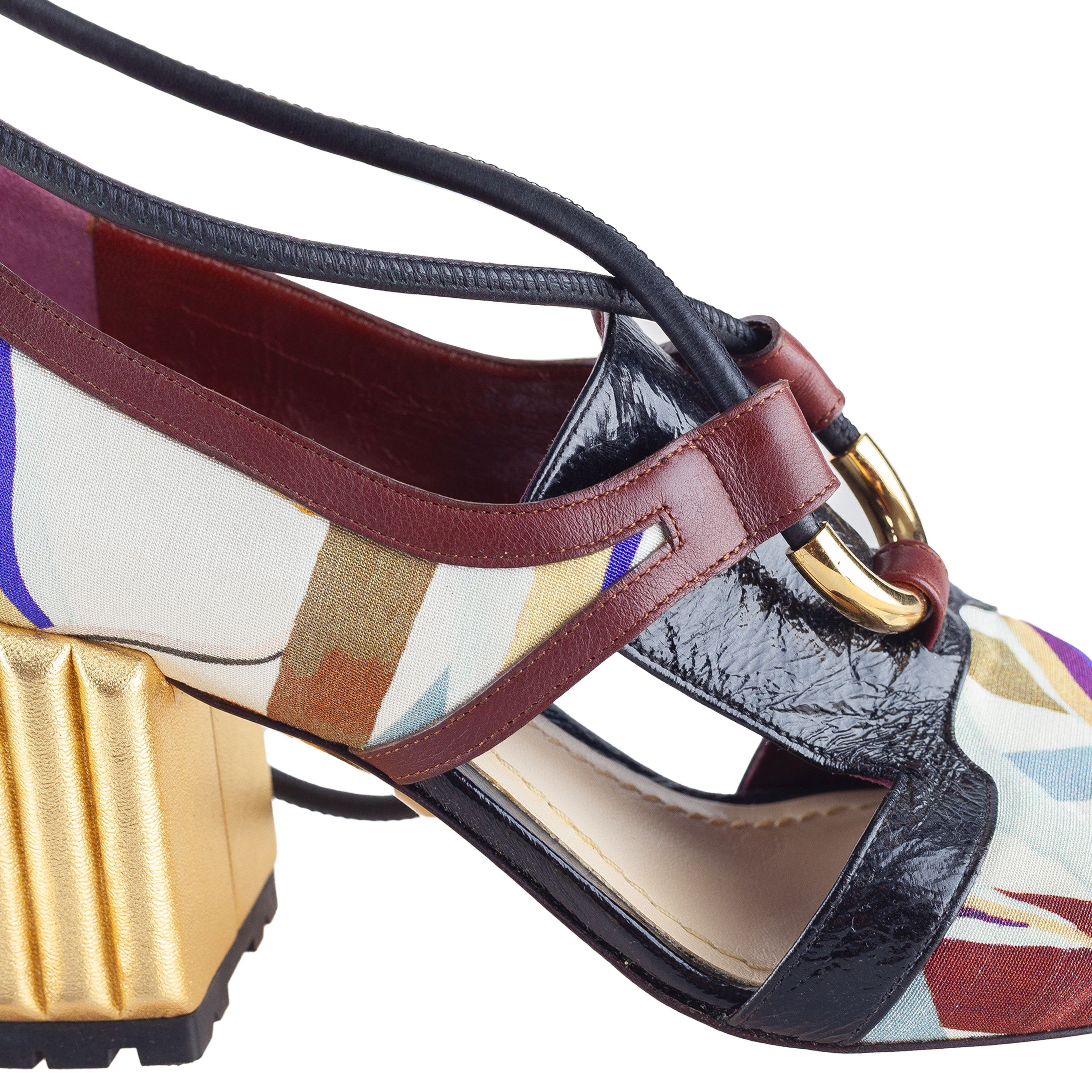 Dior Christian Dior 2017 Metallic Tied-Up Heels Size US 6 / IT 36 - 10 Thumbnail