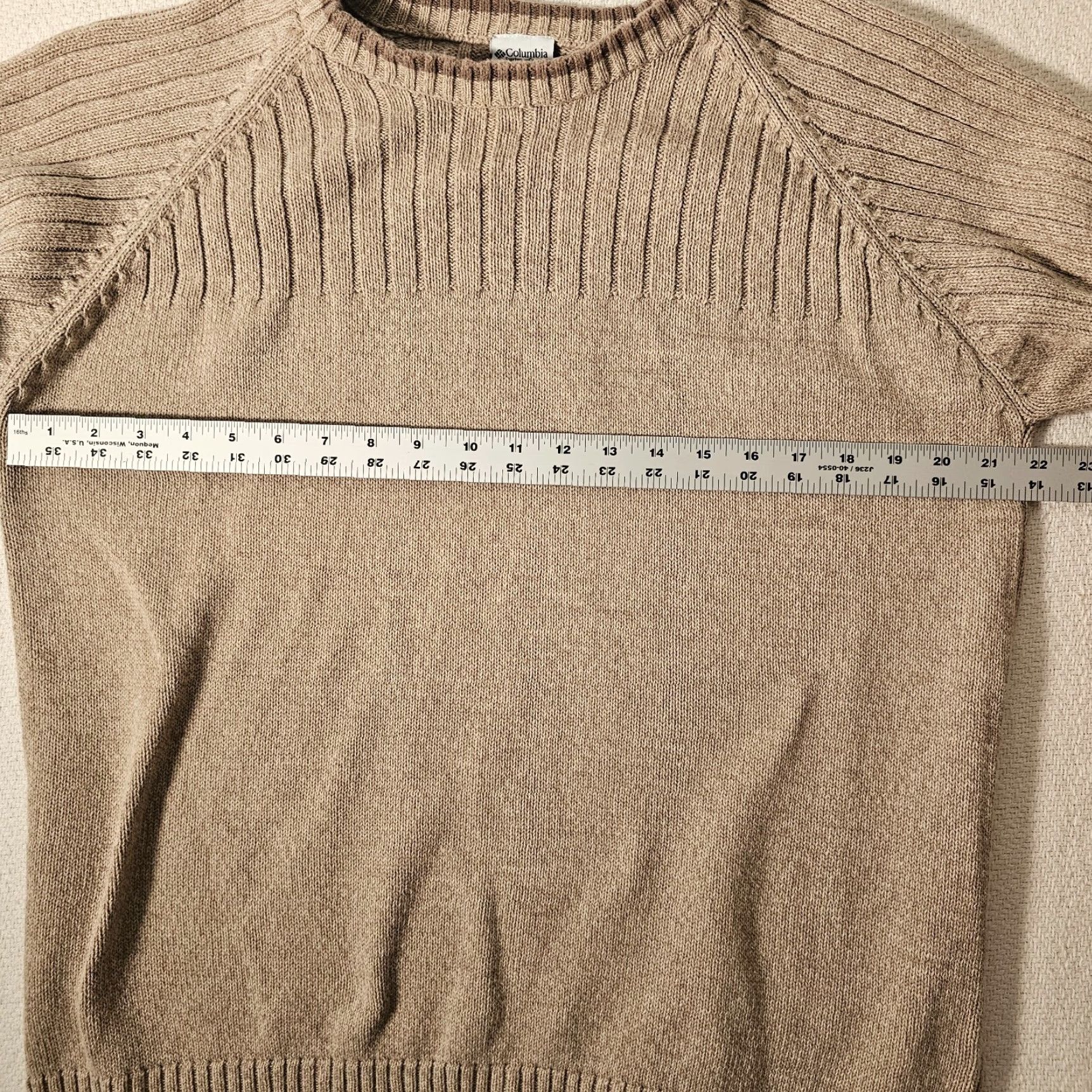 Vintage VINTAGE Columbia Sportswear Knit Sweater Crew Neck Large Brown Cotton Blend Pullover Men’s Outdoor Casual 1980s-1990s Mens Size US L / EU 52-54 / 3 - 4 Thumbnail
