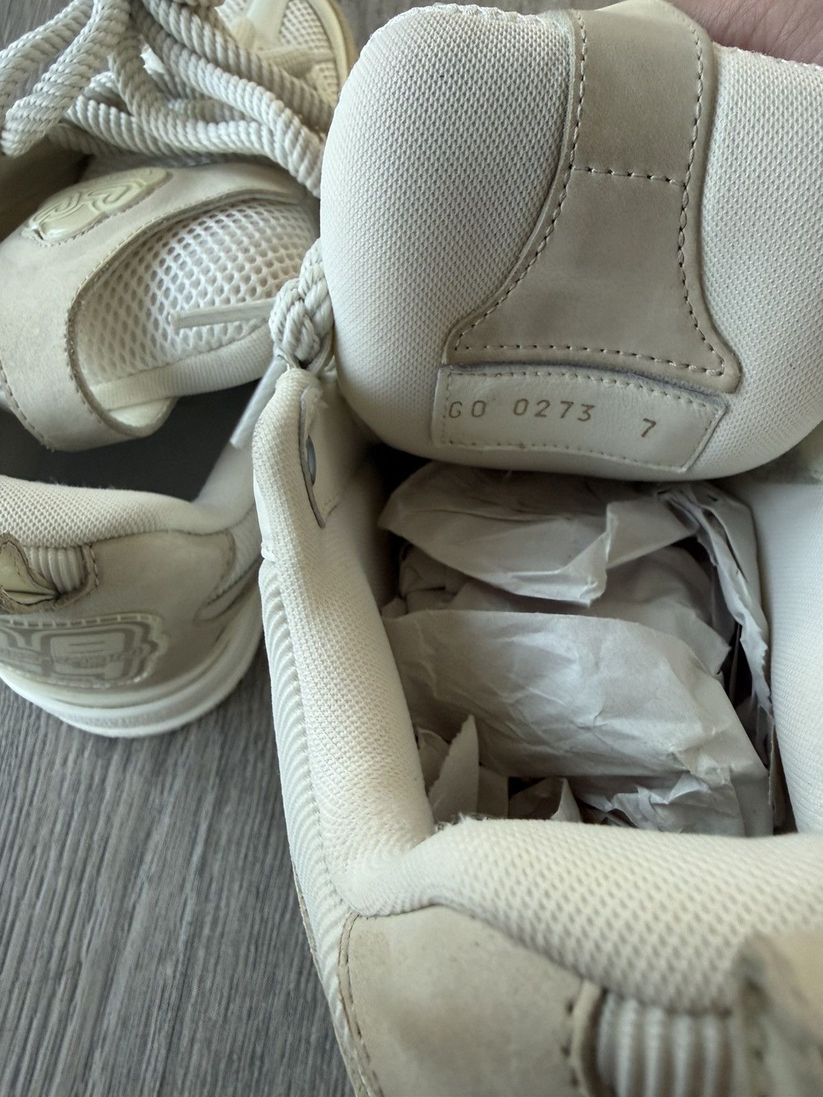 Louis Vuitton Louis Vuitton “LV Skate Sneaker” Beige Size US 8 / EU 41 - 6 Thumbnail