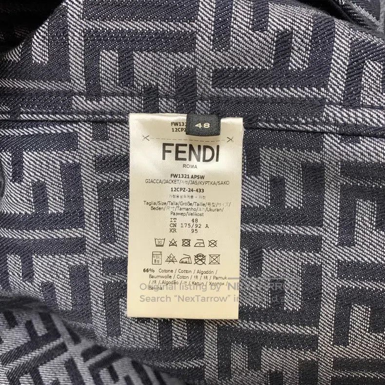 Fendi Fendi Corduroy Denim Jacket Size US M / EU 48-50 / 2 - 4 Thumbnail