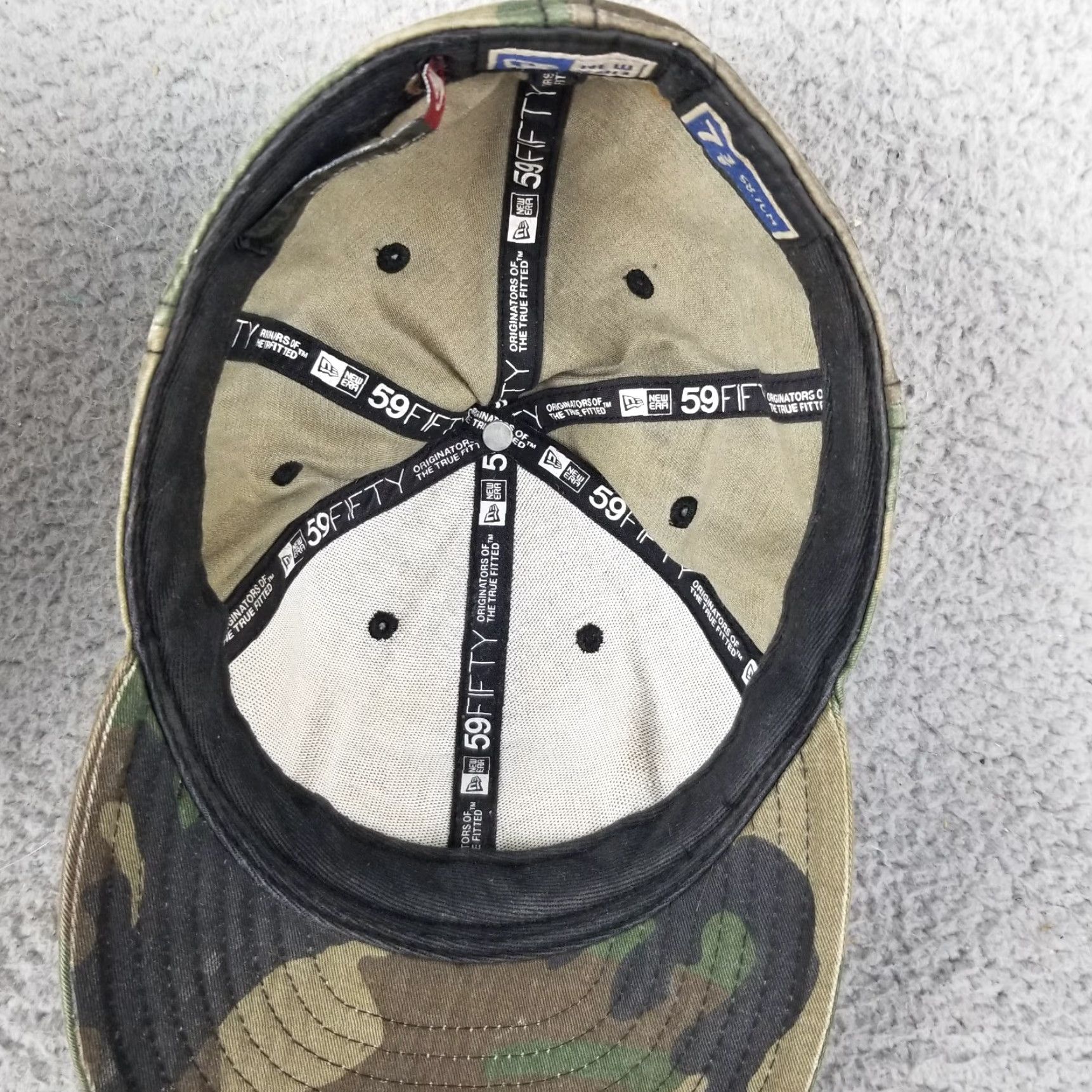 Quiksilver Quiksilver Cap Trucker Hat Men 7 3/8 Baseball Cap Thick Embroider Camo Size ONE SIZE - 5 Thumbnail
