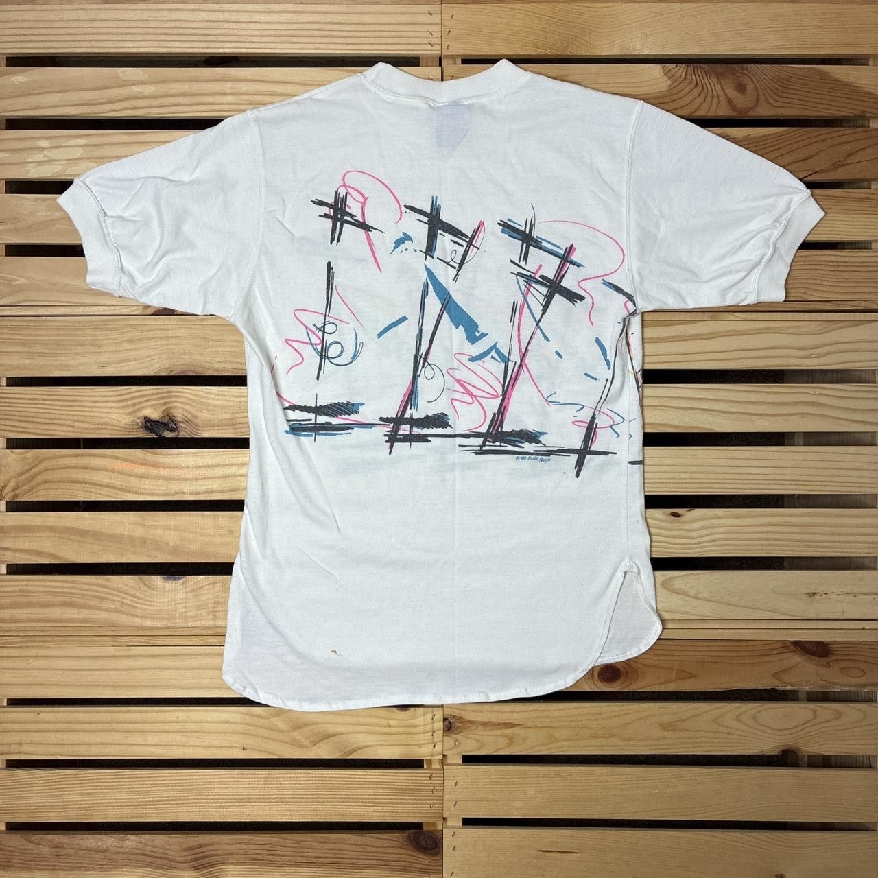 Ocean Pacific True Vintage Ocean Pacific 1980 White Surf Tee Size Large Size US L / EU 52-54 / 3 - 2 Thumbnail